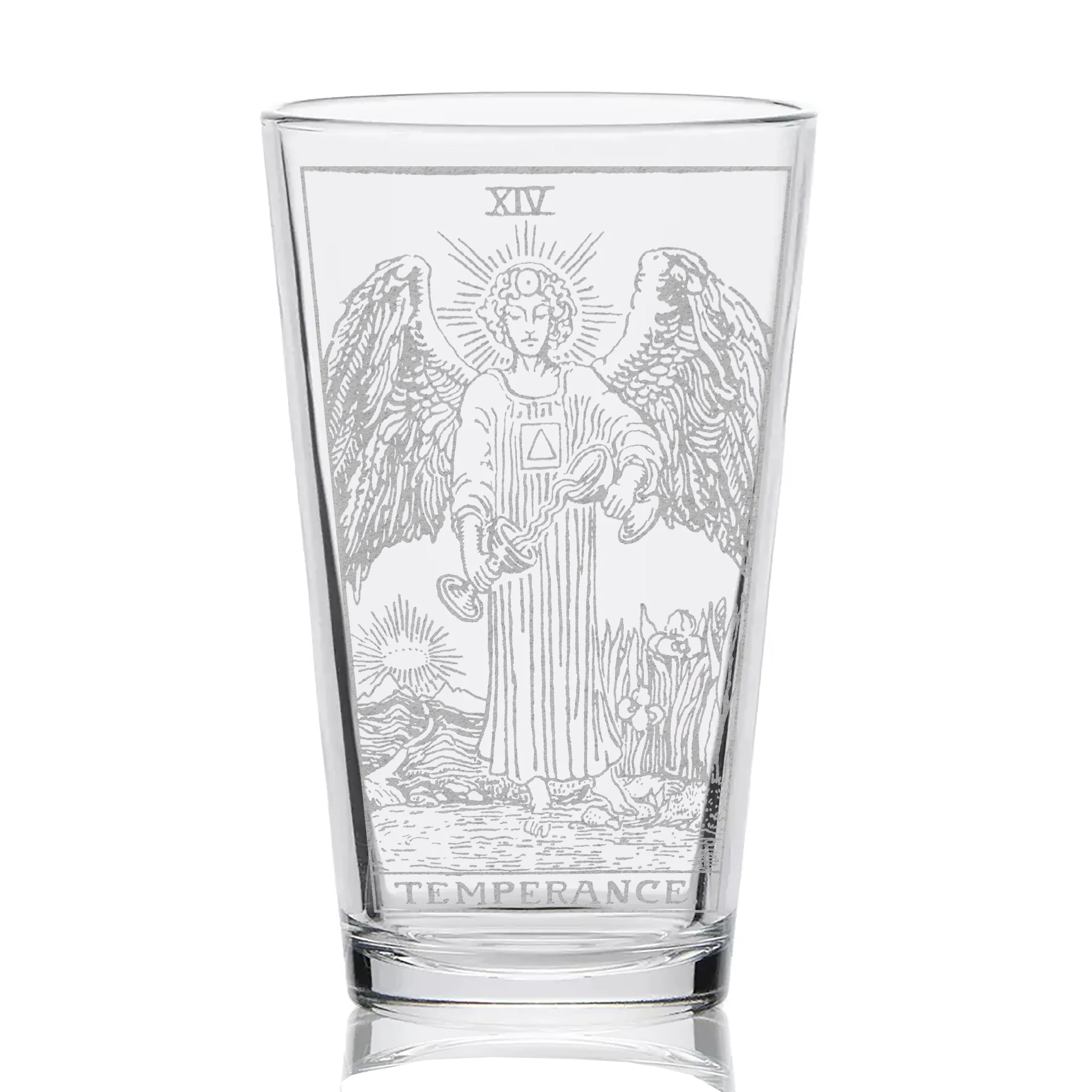 RIDER-WAITE TAROT CARD Pint Glasses by LumEngrave - Image 61