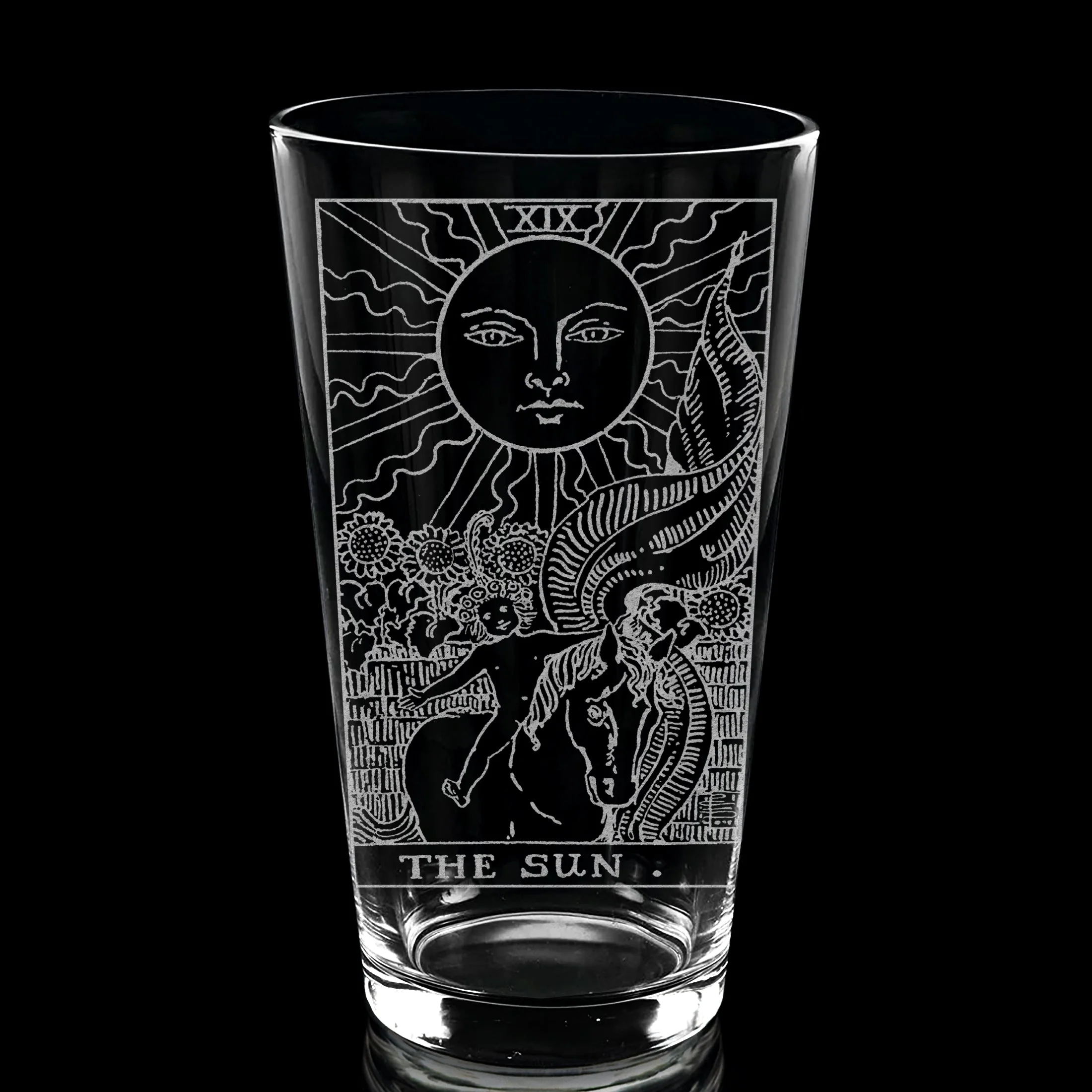 RIDER-WAITE TAROT CARD Pint Glasses by LumEngrave - Image 62