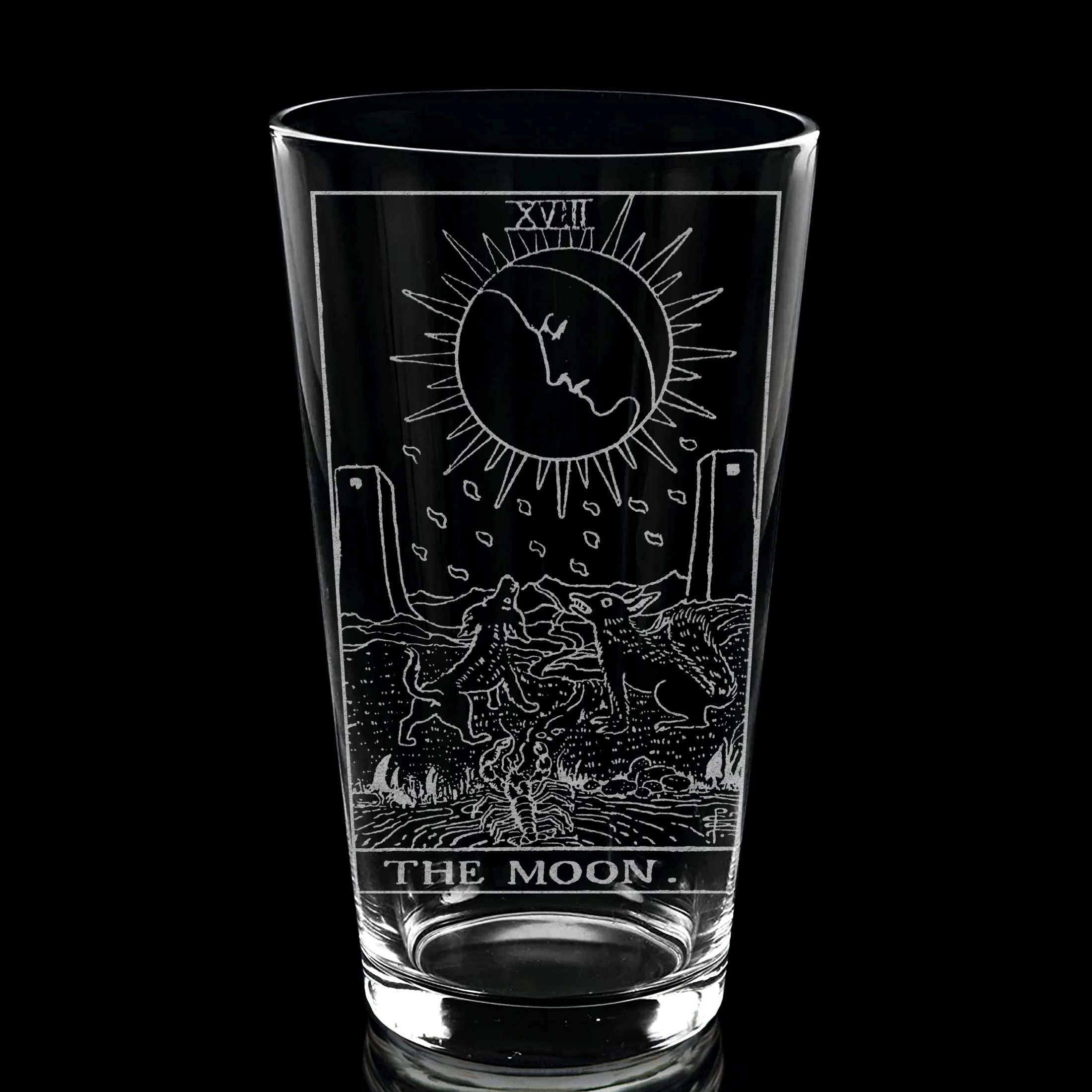RIDER-WAITE TAROT CARD Pint Glasses by LumEngrave - Image 66