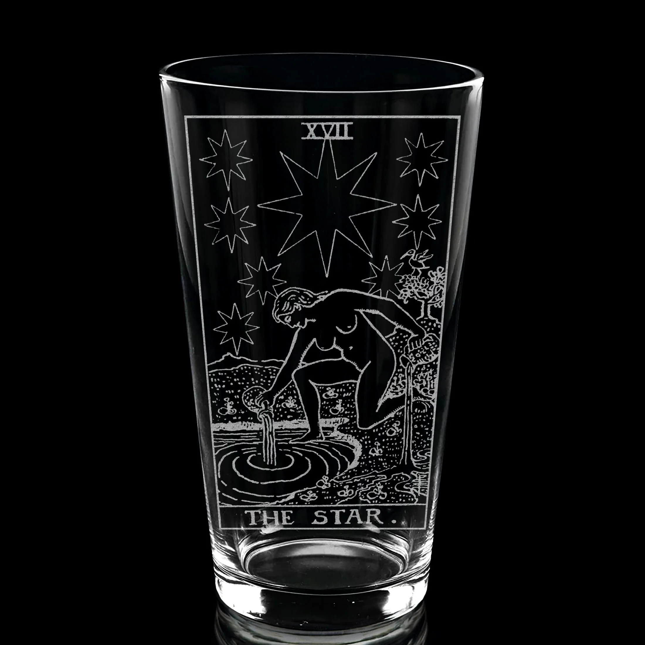 RIDER-WAITE TAROT CARD Pint Glasses by LumEngrave - Image 68