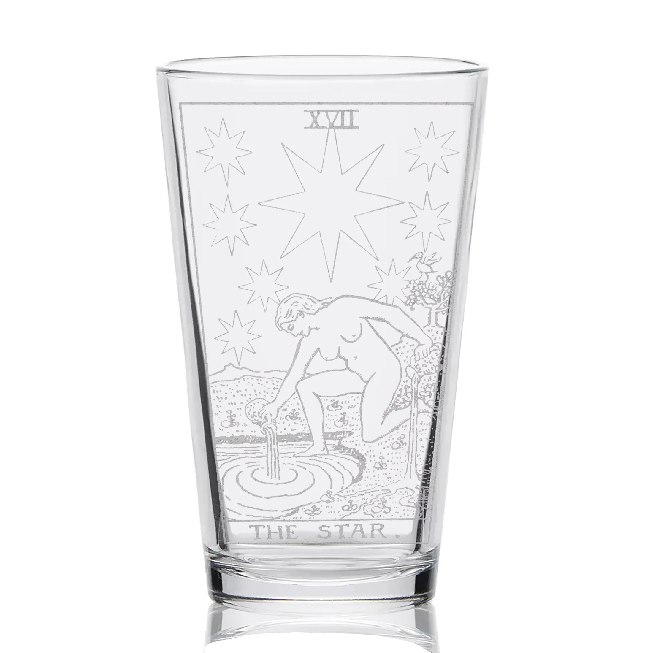 RIDER-WAITE TAROT CARD Pint Glasses by LumEngrave - Image 69