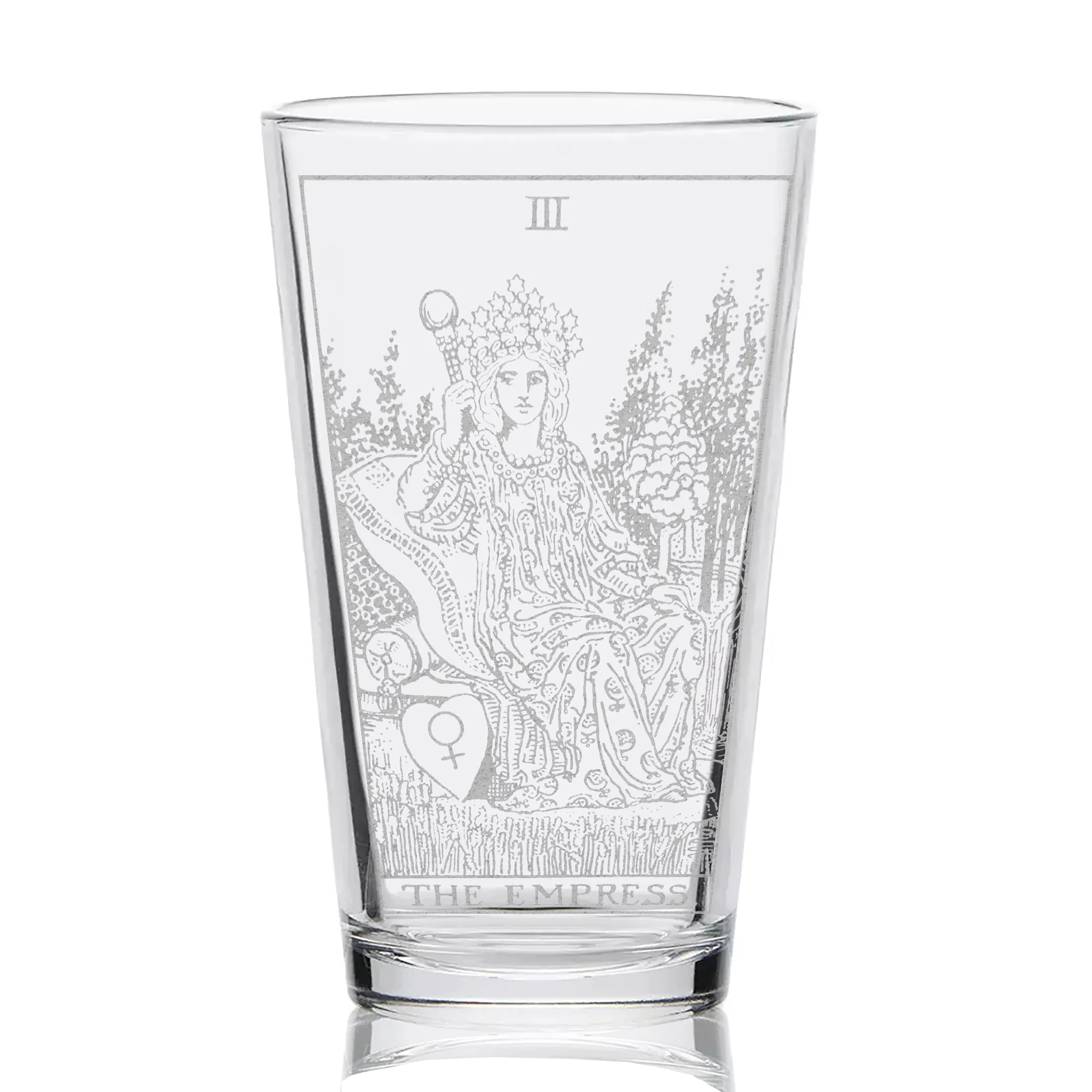 RIDER-WAITE TAROT CARD Pint Glasses by LumEngrave - Image 7