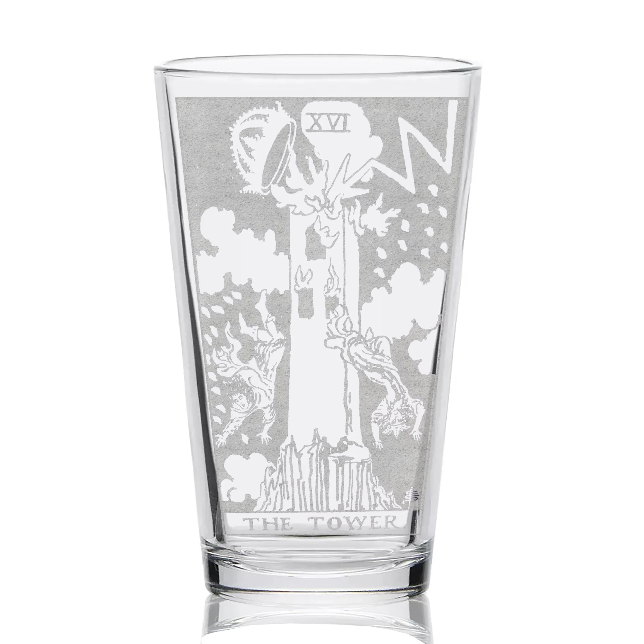 RIDER-WAITE TAROT CARD Pint Glasses by LumEngrave - Image 71