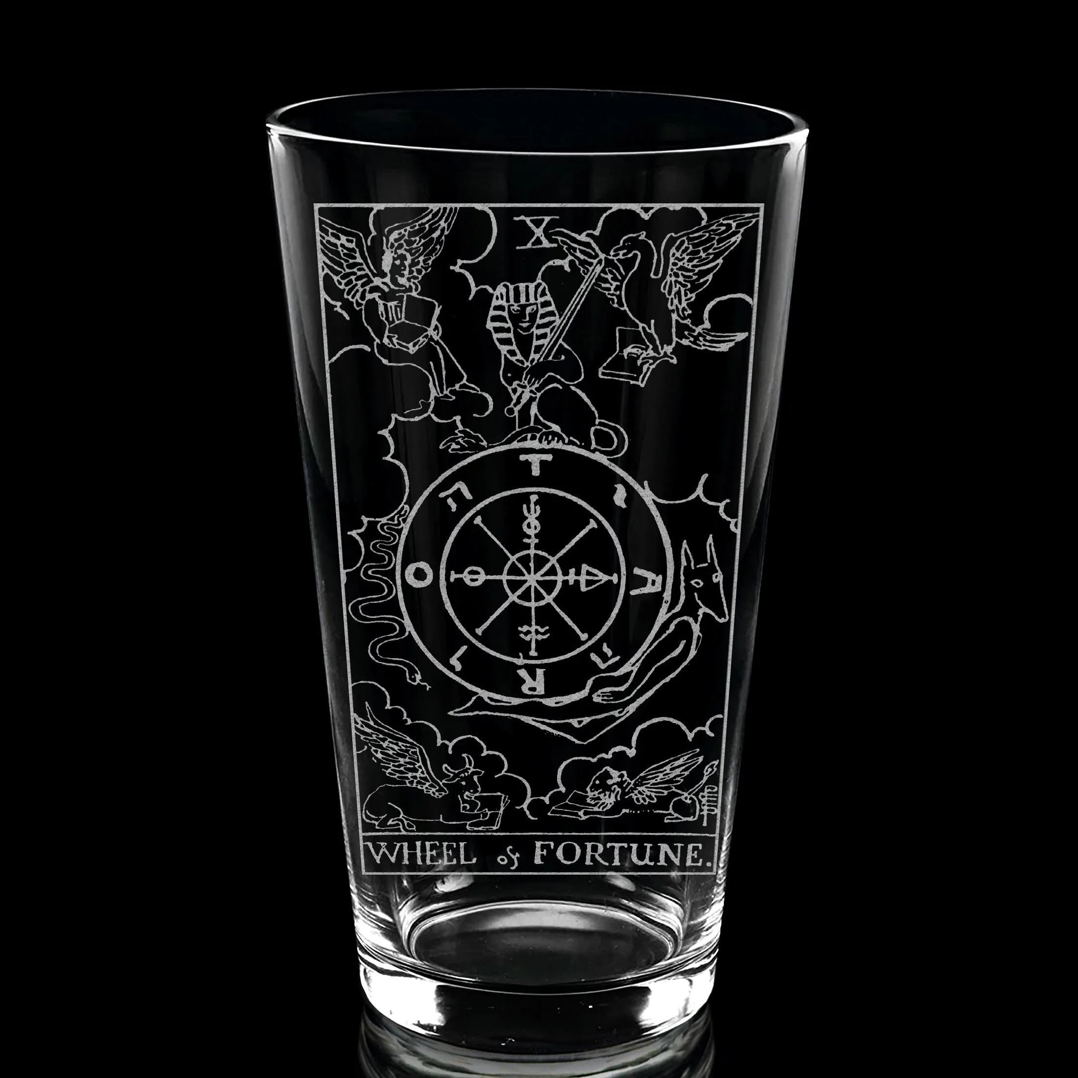 RIDER-WAITE TAROT CARD Pint Glasses by LumEngrave - Image 72