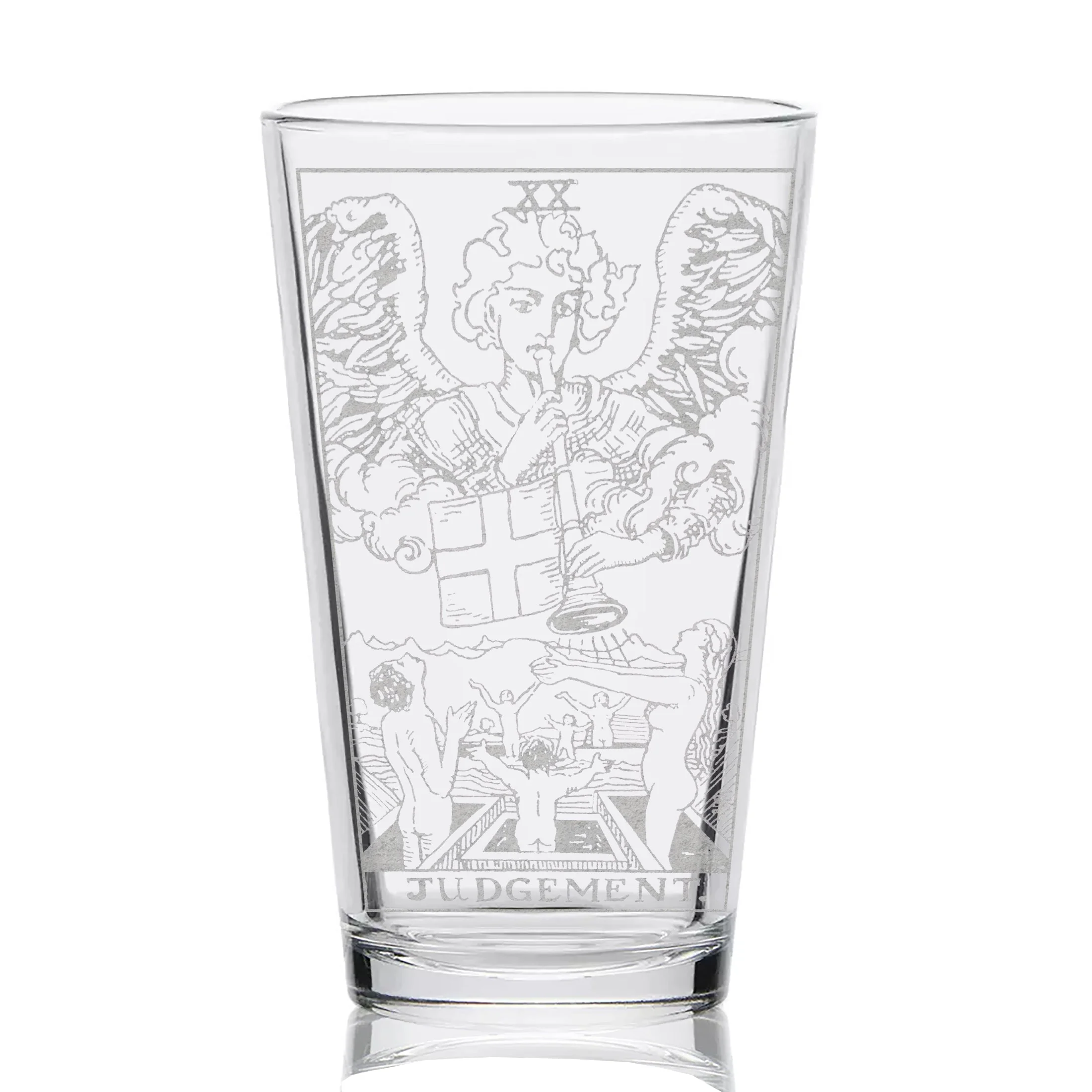RIDER-WAITE TAROT CARD Pint Glasses by LumEngrave - Image 77