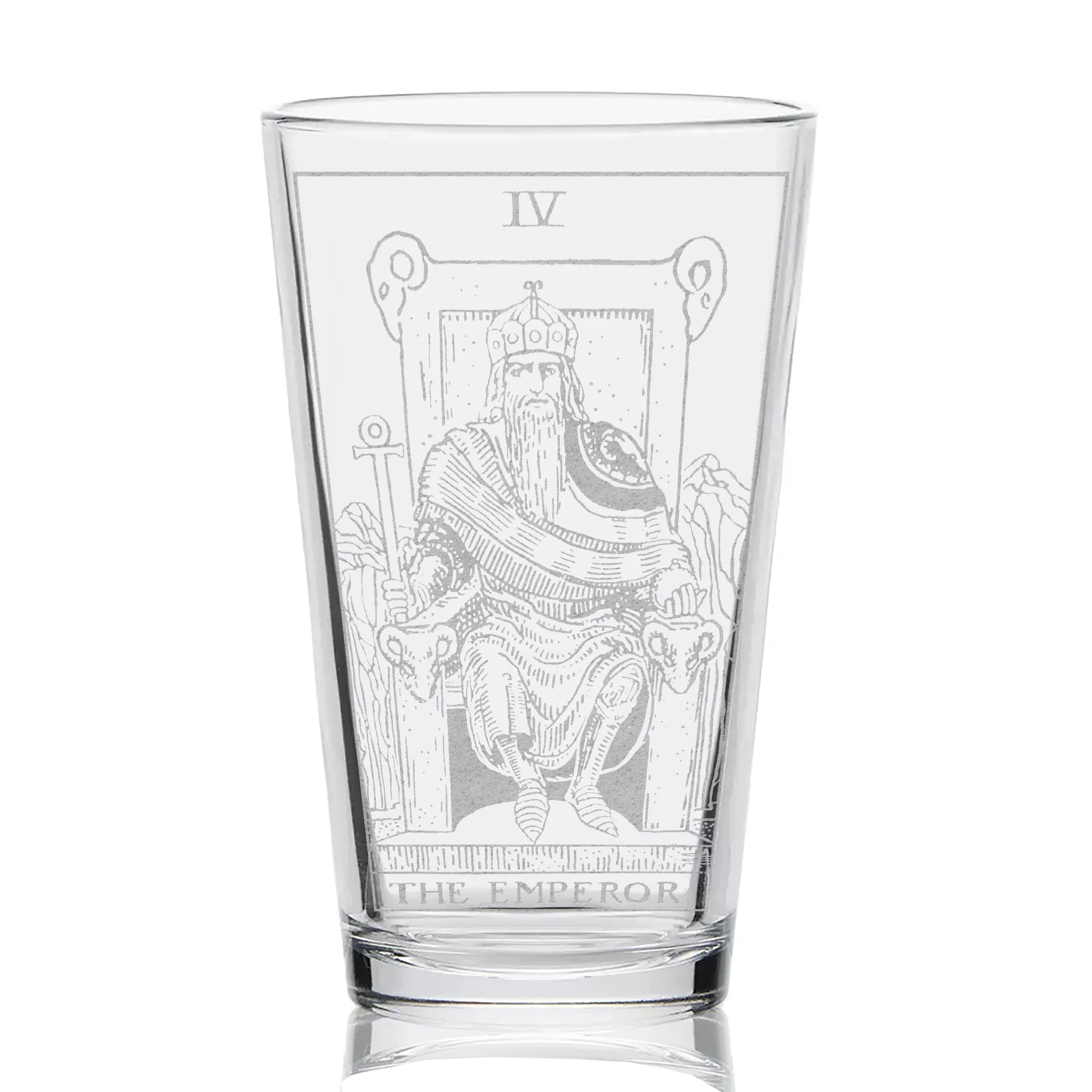 RIDER-WAITE TAROT CARD Pint Glasses by LumEngrave - Image 9