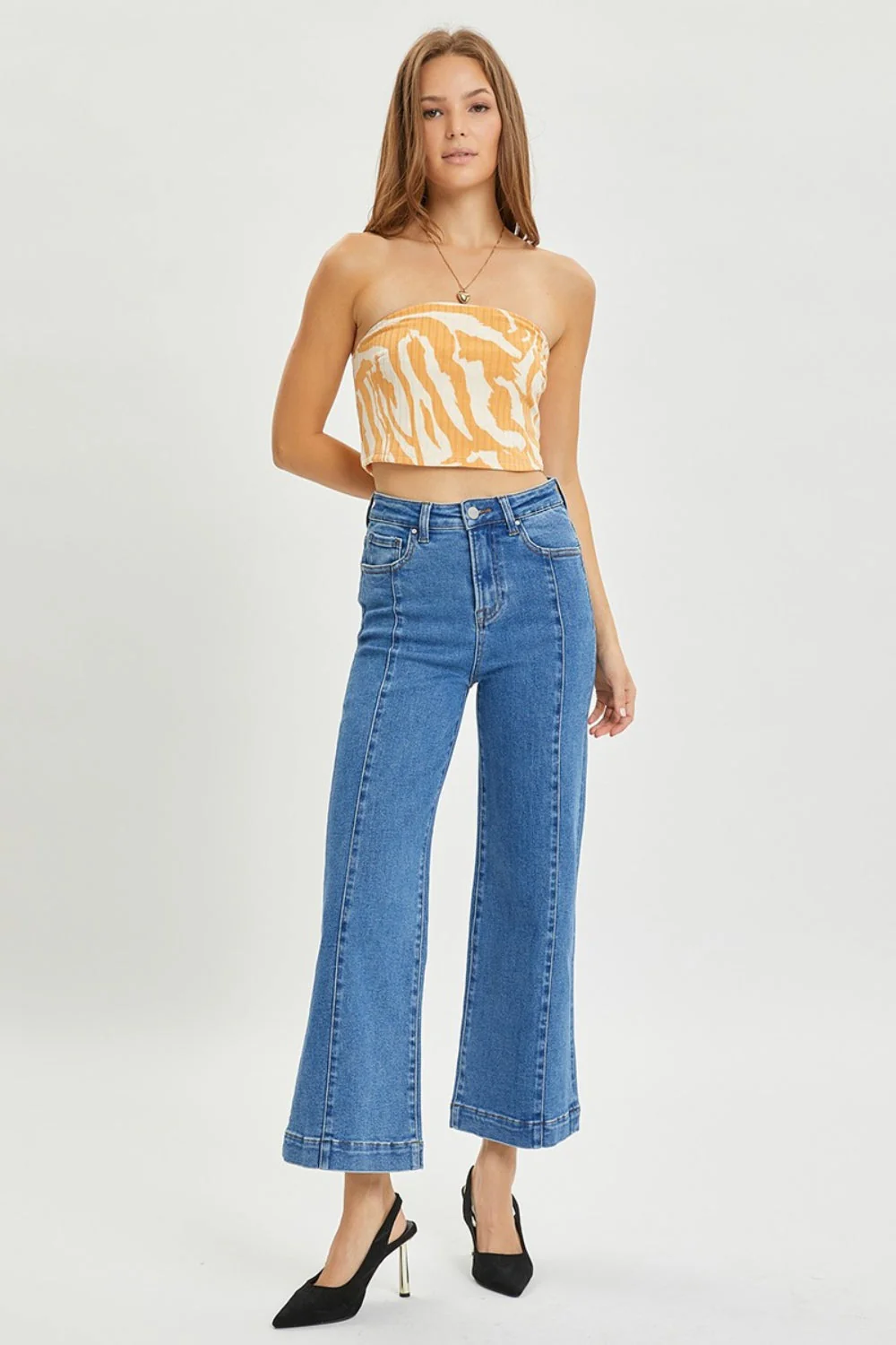RISEN Full Size High Rise Wide Leg Jeans - Image 6