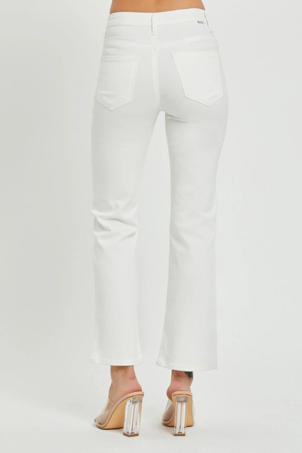 RISEN Full Size Mid Rise Jeans with Pockets - Image 2