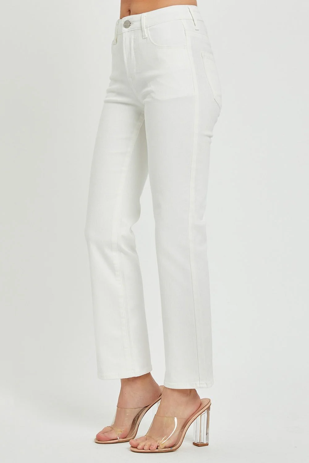 RISEN Full Size Mid Rise Jeans with Pockets - Image 3