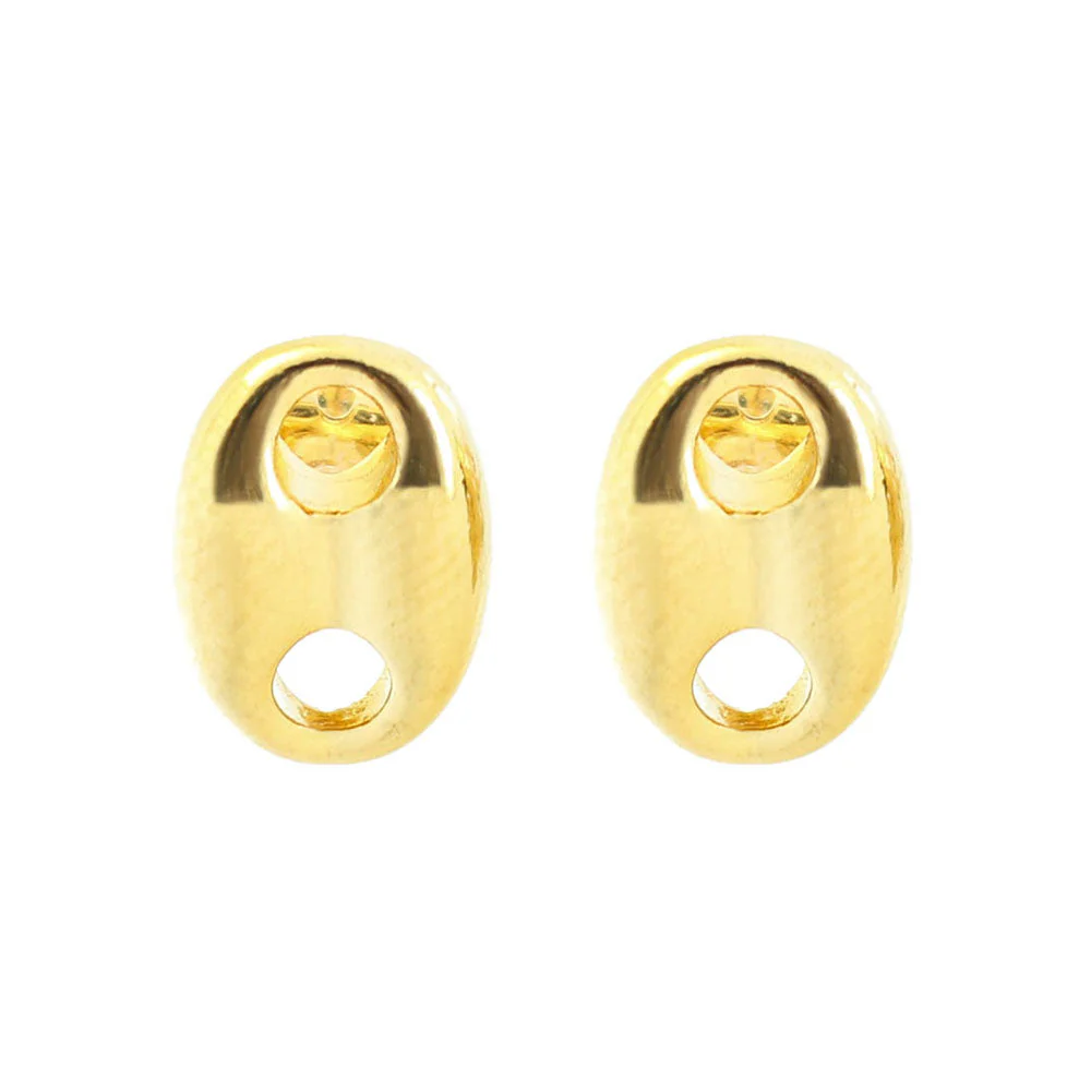 RMZ GOLD NYC 14k Gold Mariner Stud Earrings - Image 2