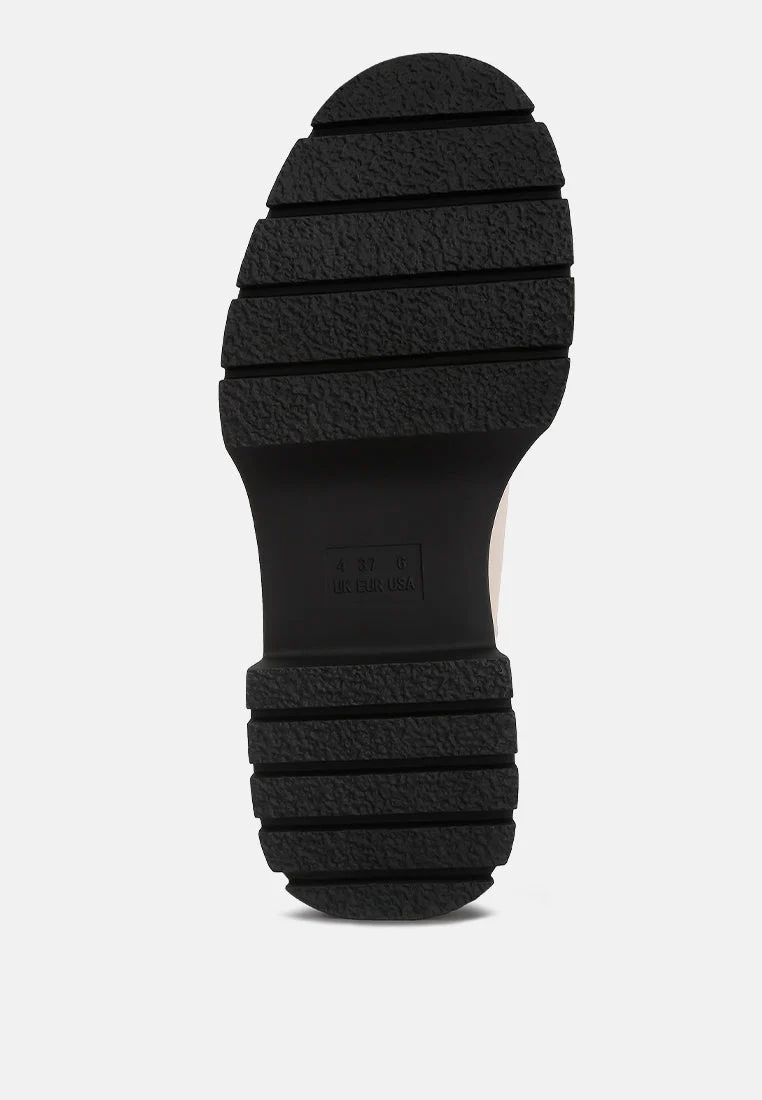 ronin high top chunky chelsea boots by London Rag - Image 6