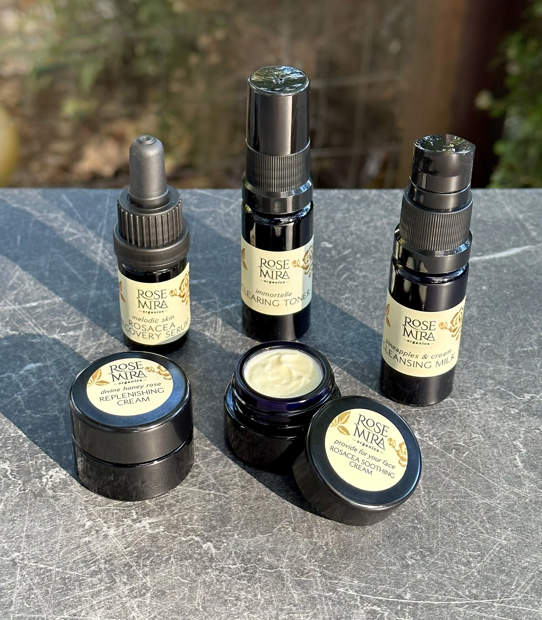 Rosacea Repair Mini Collection in Swiss Violet Glass by Rosemira - Image 4