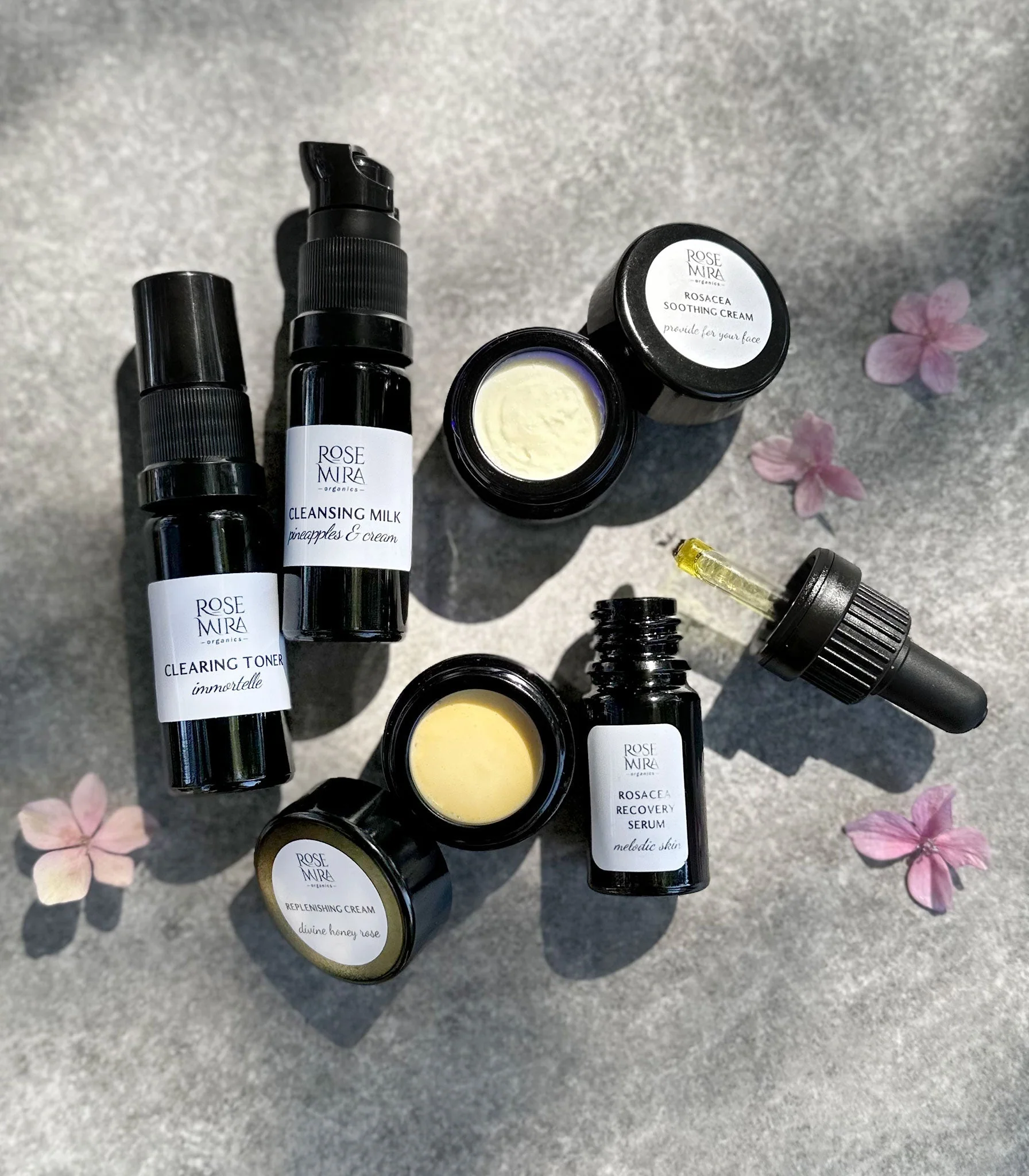 Rosacea Repair Mini Collection in Swiss Violet Glass by Rosemira - Image 5