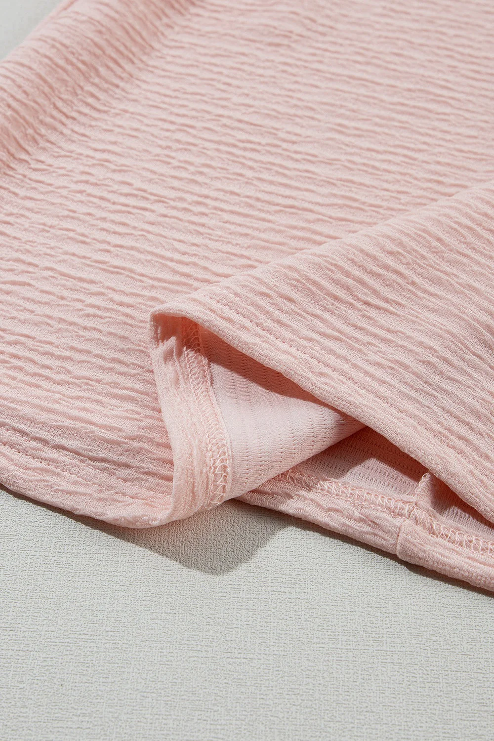 Round Neck Frill Short Sleeve T-Shirt - Image 5