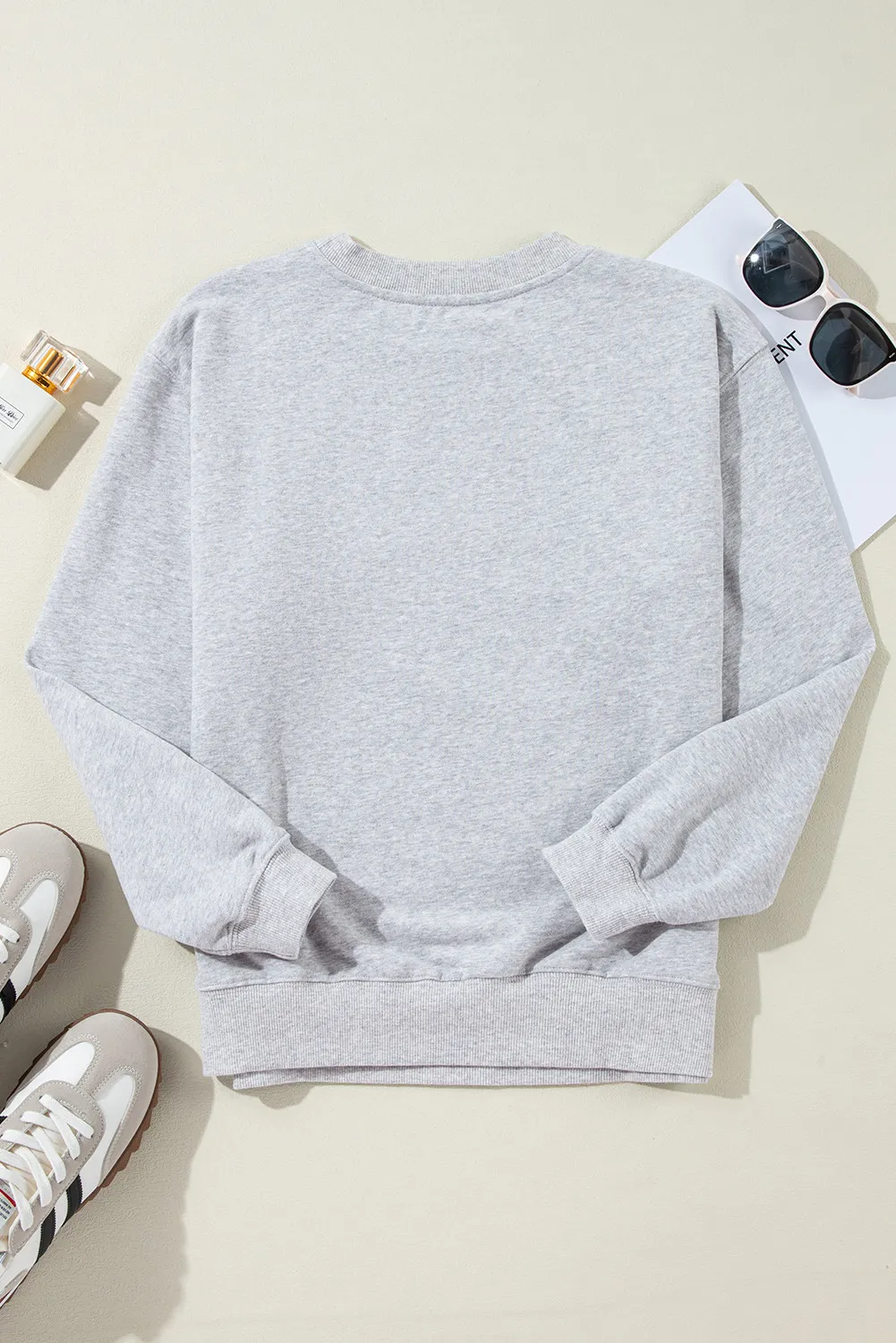 Round Neck Long Sleeve Sweatshirt - Image 4