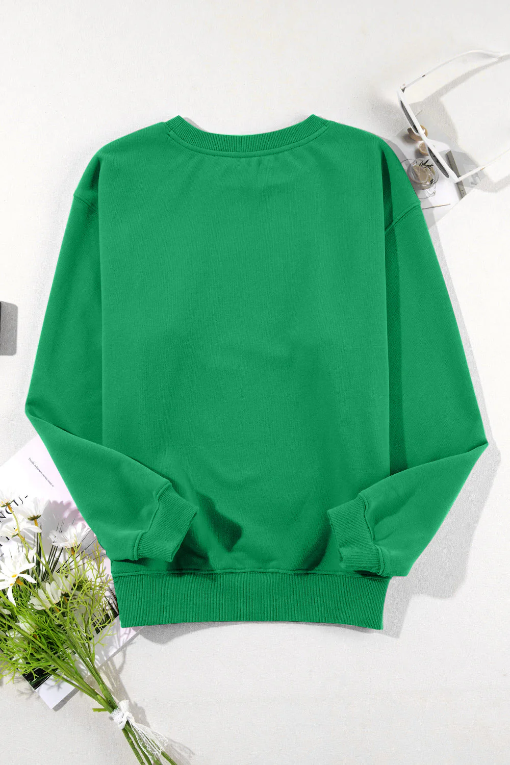 Round Neck Long Sleeve Sweatshirt - Image 4
