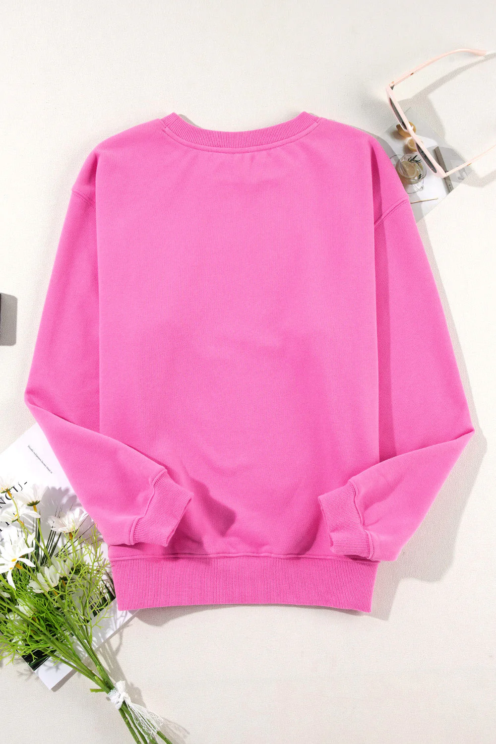 Round Neck Long Sleeve Sweatshirt - Image 8