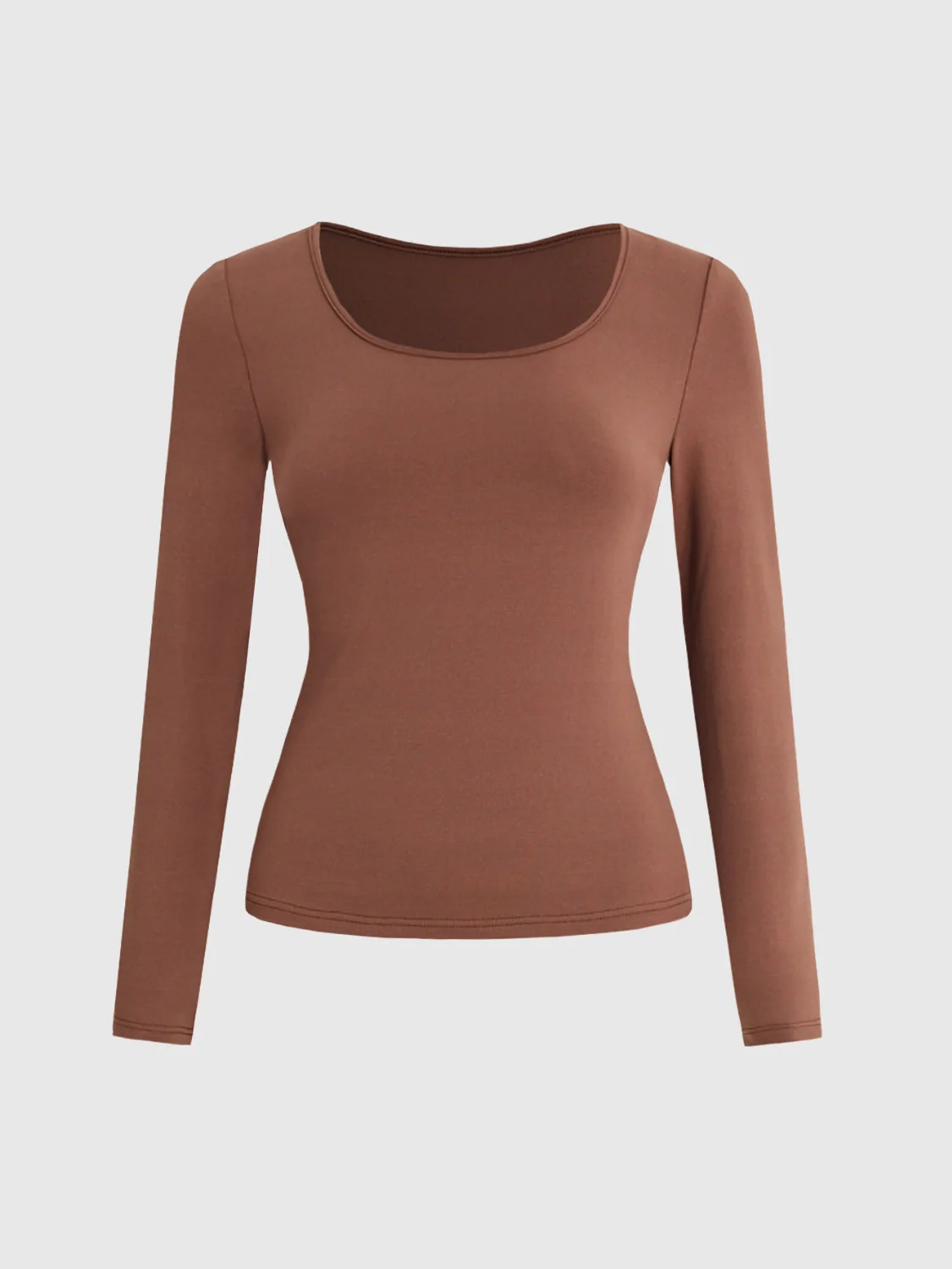 Round Neck Long Sleeve T-Shirt - Image 5