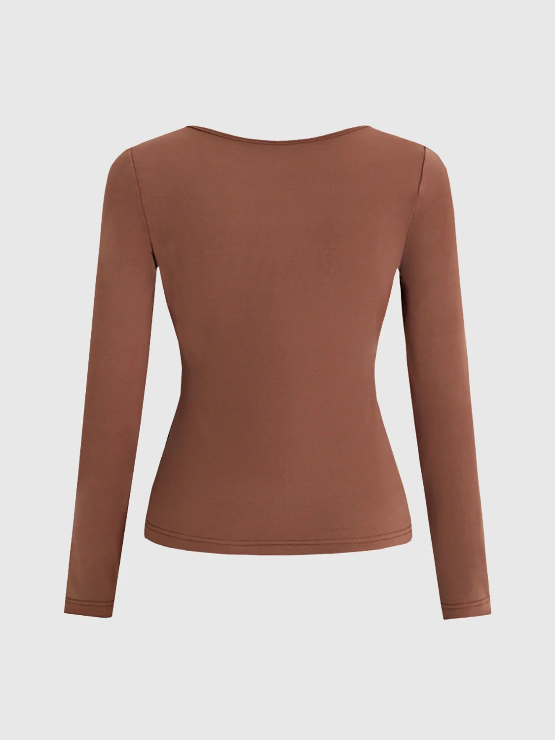 Round Neck Long Sleeve T-Shirt - Image 6