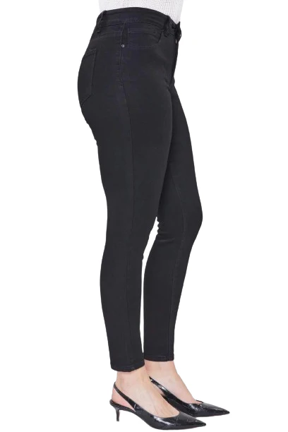 Royalty For Me By YMI High- Rise Skinny 1 Button Zipper Closure Belt Hoop Pockets Denim by Curated Brands - Image 2