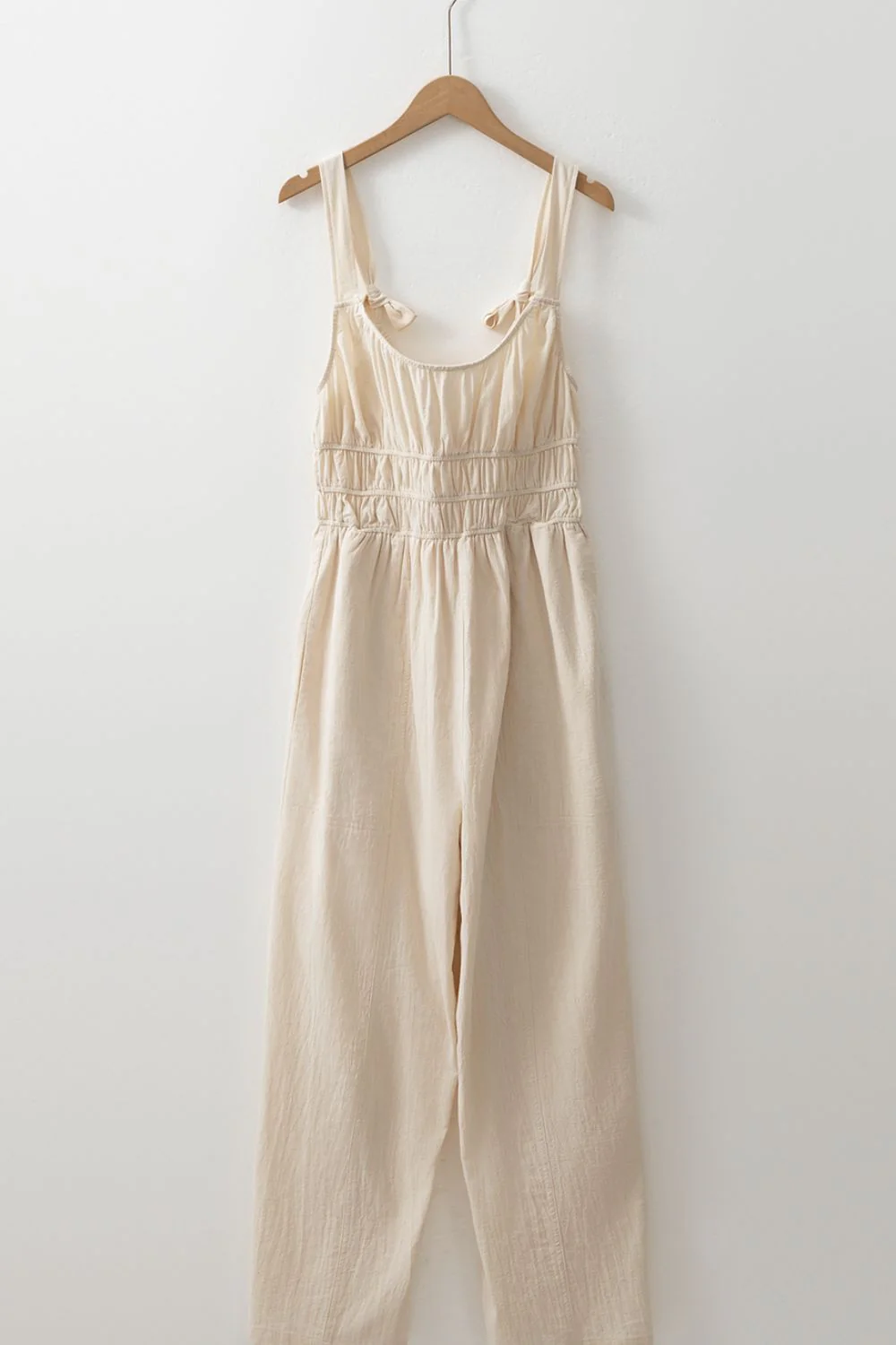 Ruched Sleeveless Wide Leg Jumpsuit - Image 5