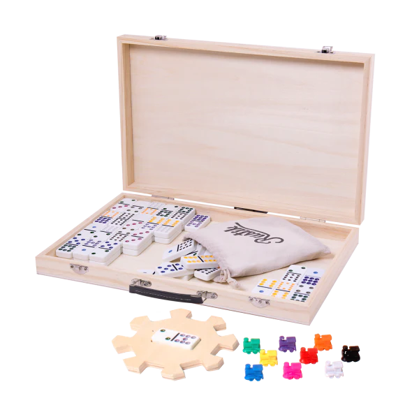 Rustik Deluxe Wood Case: Mexican Train Game - Image 2