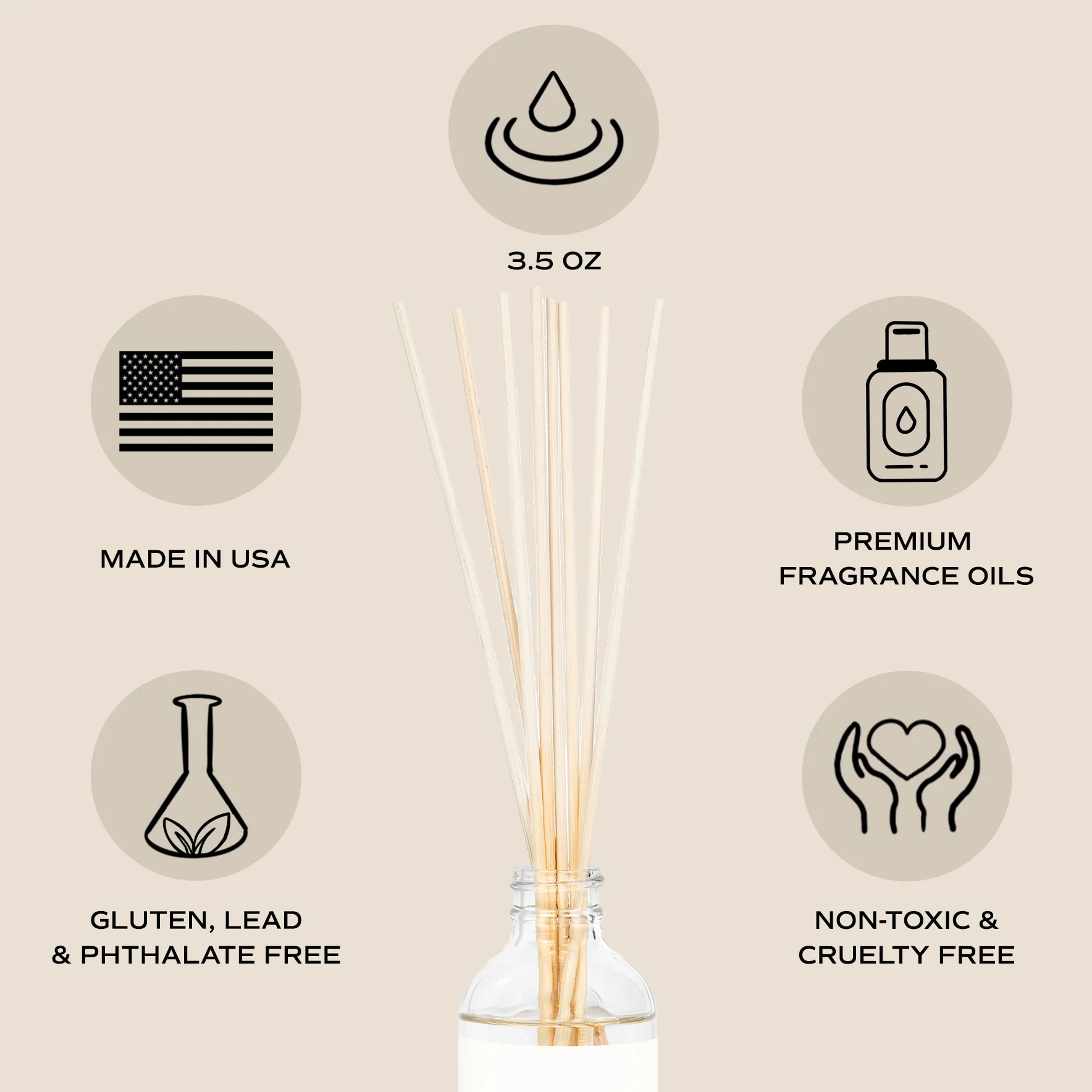 Salt and Sea Clear Reed Diffuser by Sweet Water Decor - Image 7
