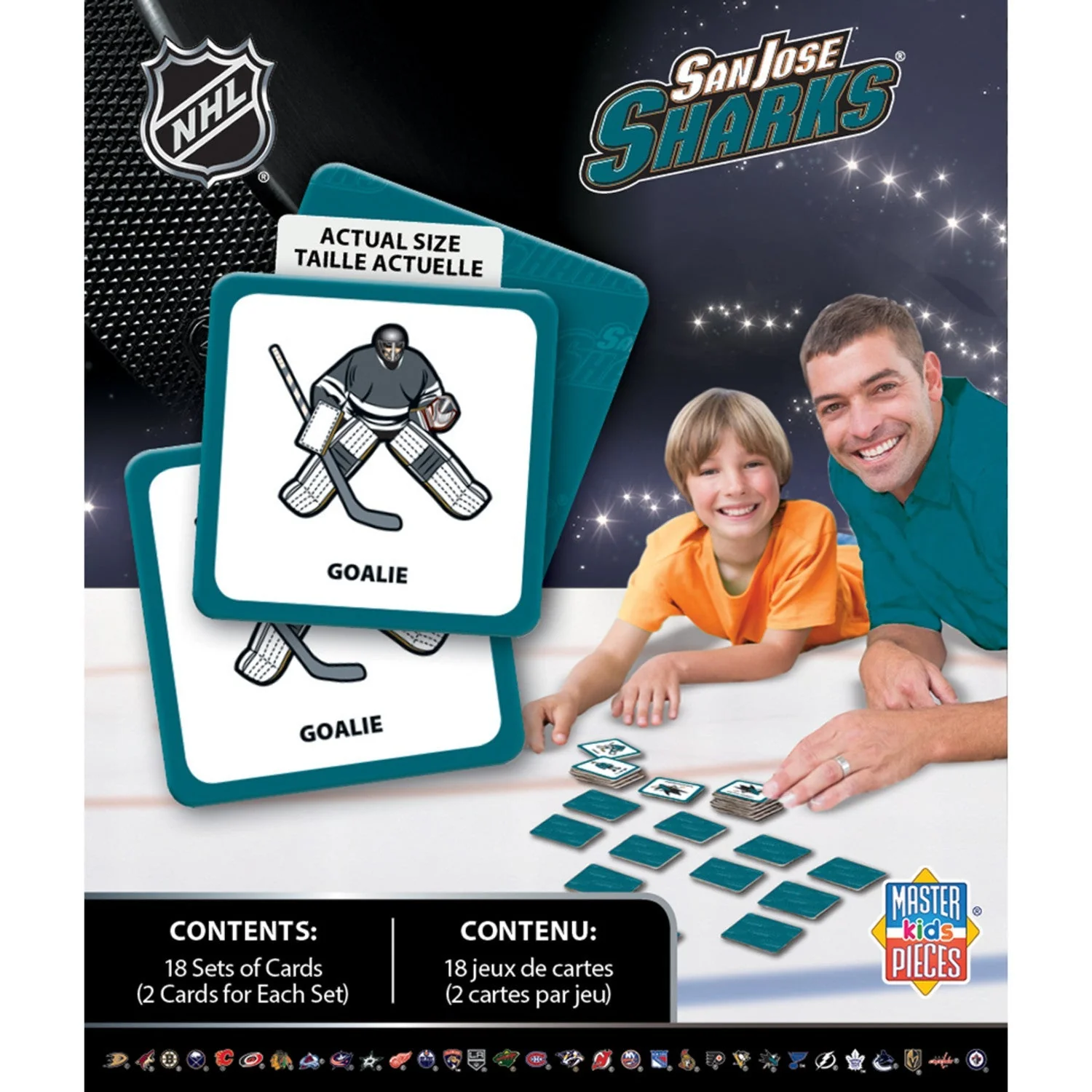San Jose Sharks Matching Game by MasterPieces Puzzle Company INC - Image 3