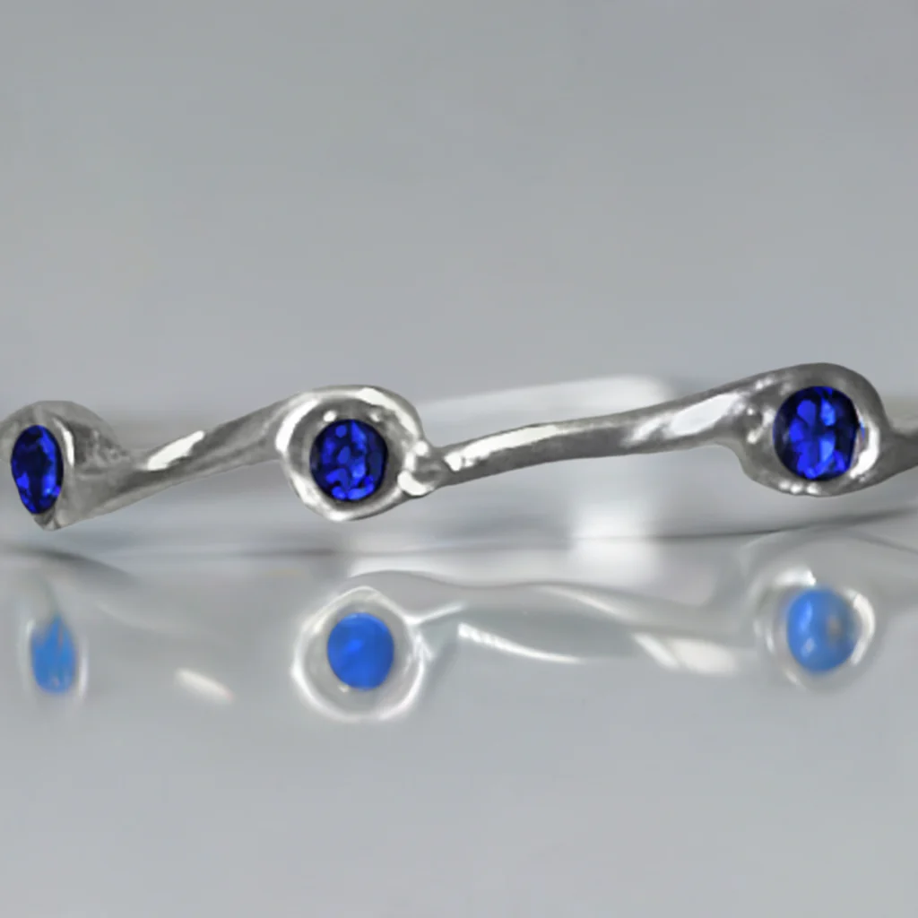 Sapphire Birthstone Stacker Ring by The Urban Charm - Image 2