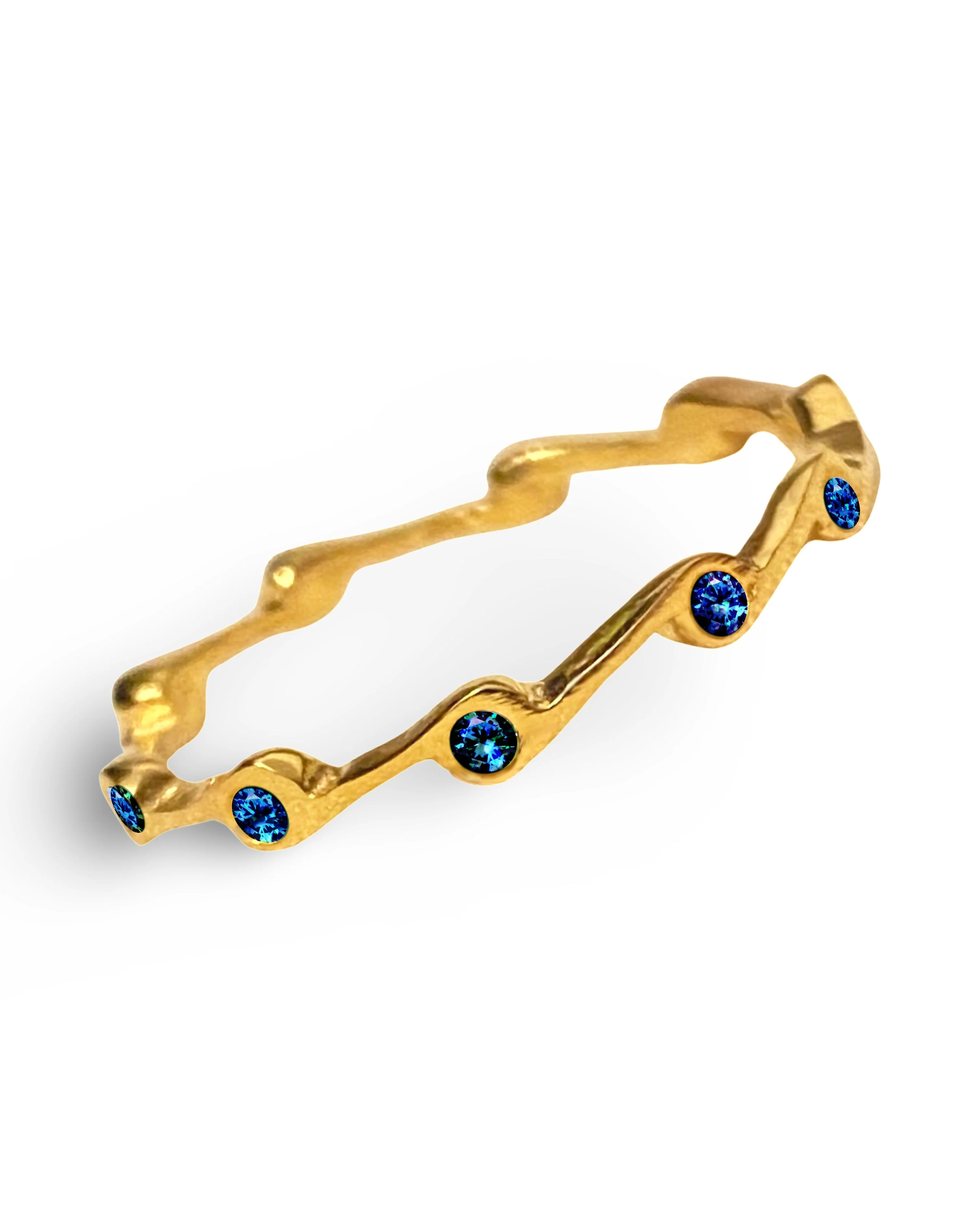 Sapphire Birthstone Stacker Ring by The Urban Charm - Image 4