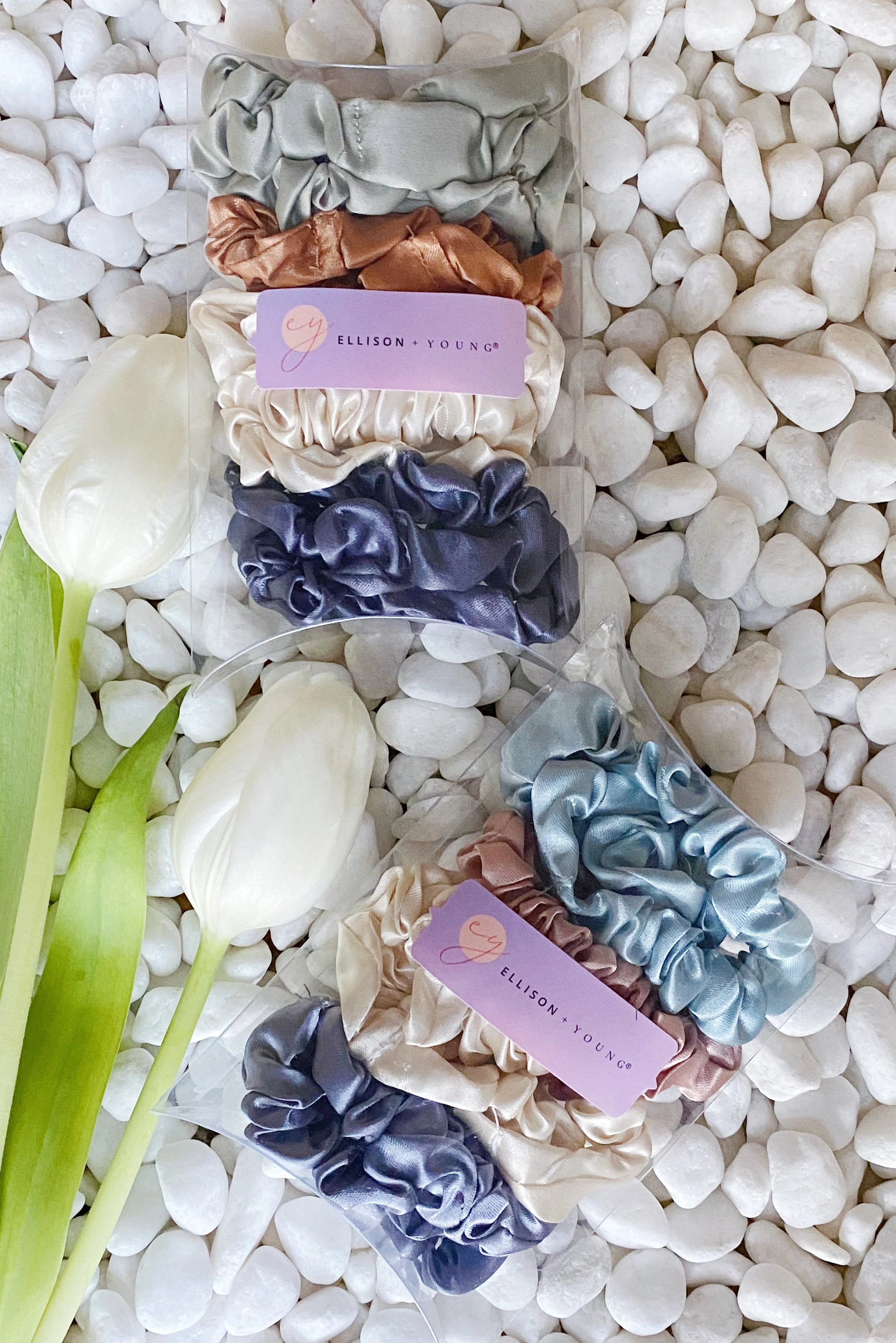 Satin Self Care Scrunch Set Of 8 by Ellisonyoung.com - Image 2