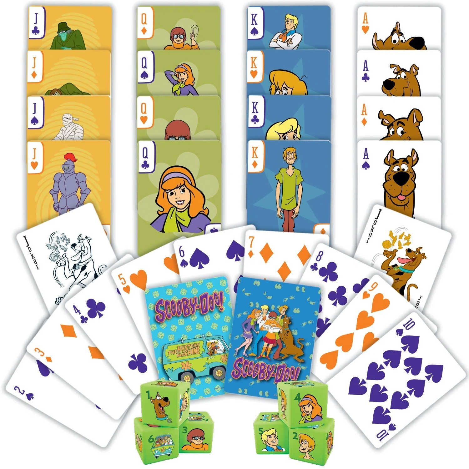 Scooby Doo 2-pack Playing Cards & Dice Set by MasterPieces Puzzle Company INC - Image 2