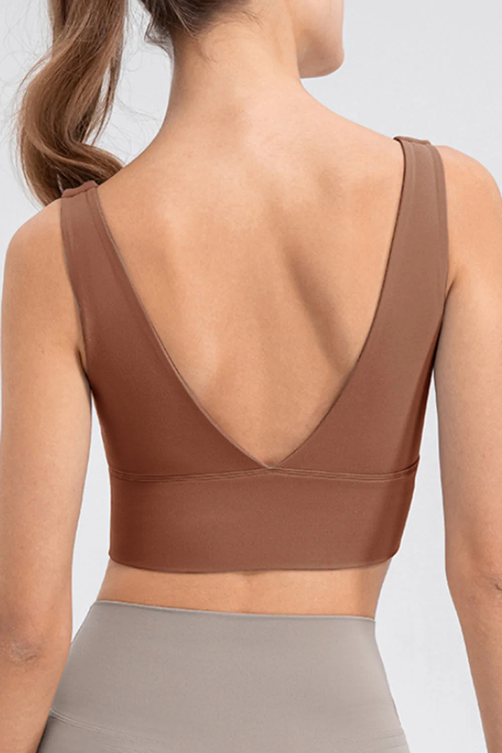 Scoop Neck Wide Strap Active Tank - Image 12