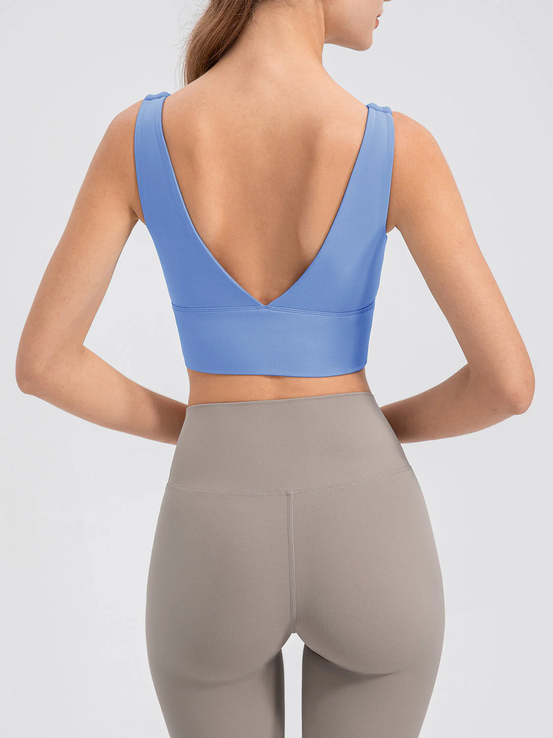 Scoop Neck Wide Strap Active Tank - Image 27