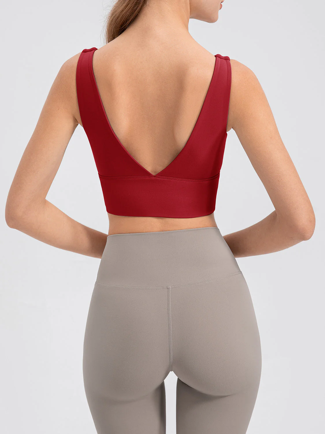Scoop Neck Wide Strap Active Tank - Image 30