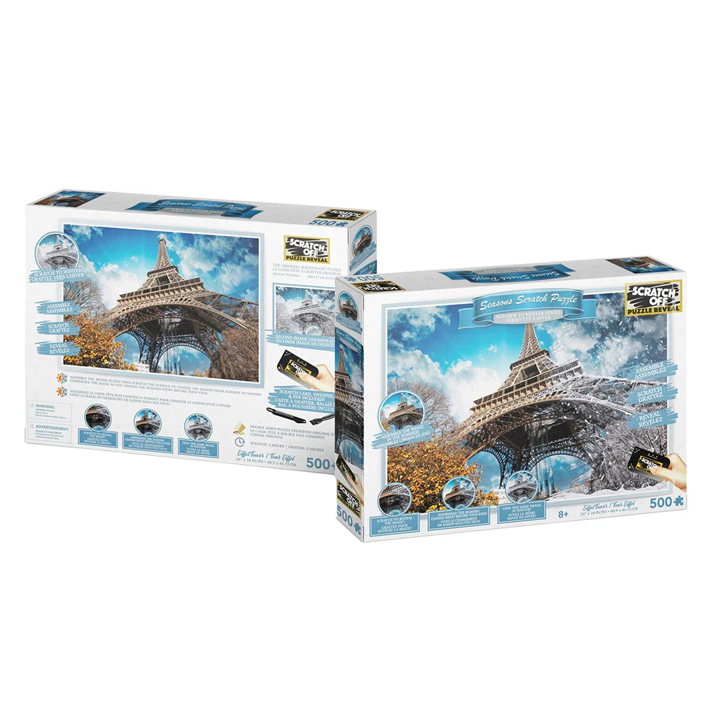 Scratch Off: Seasons Puzzle - Eiffel Tower - Image 2
