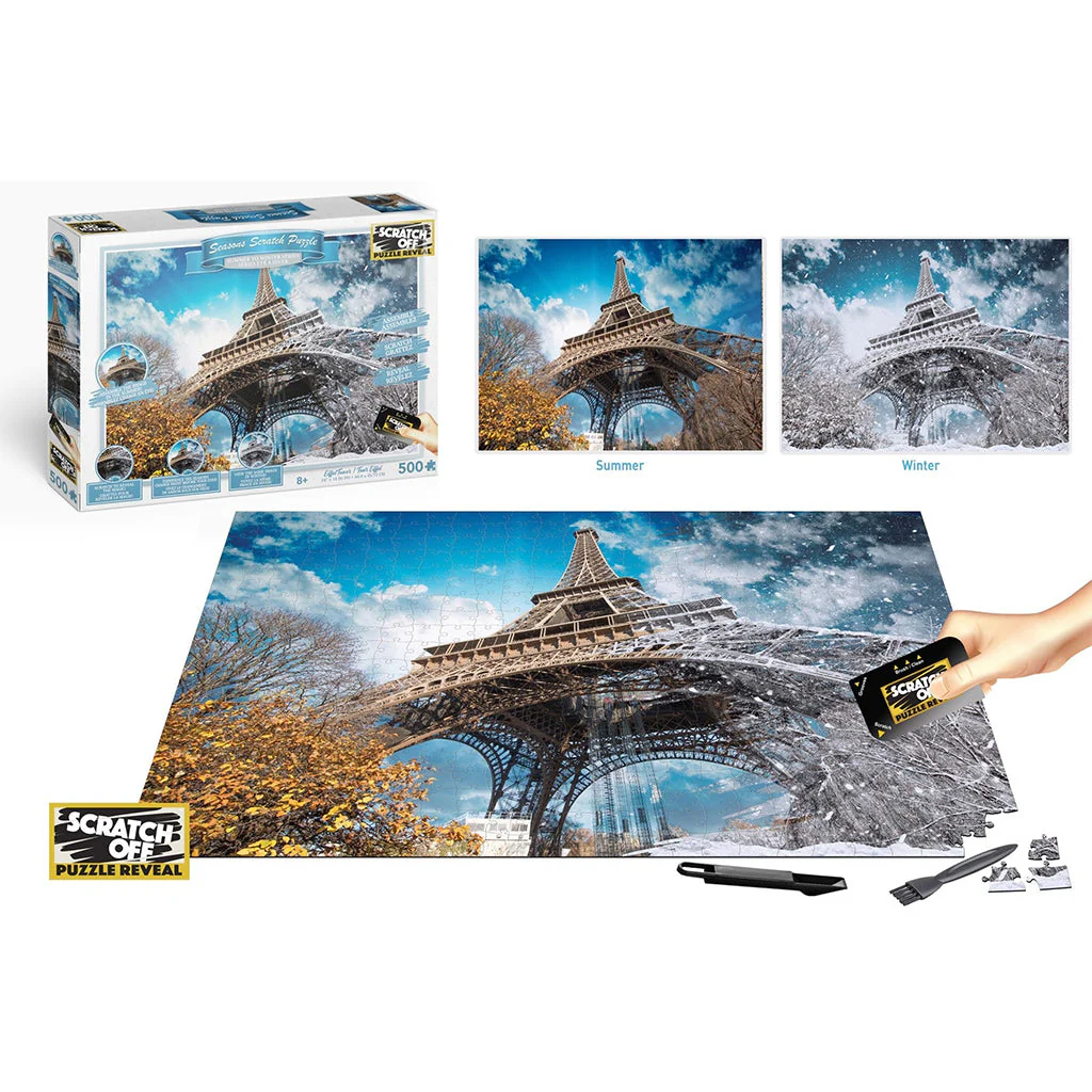 Scratch Off: Seasons Puzzle - Eiffel Tower - Image 3