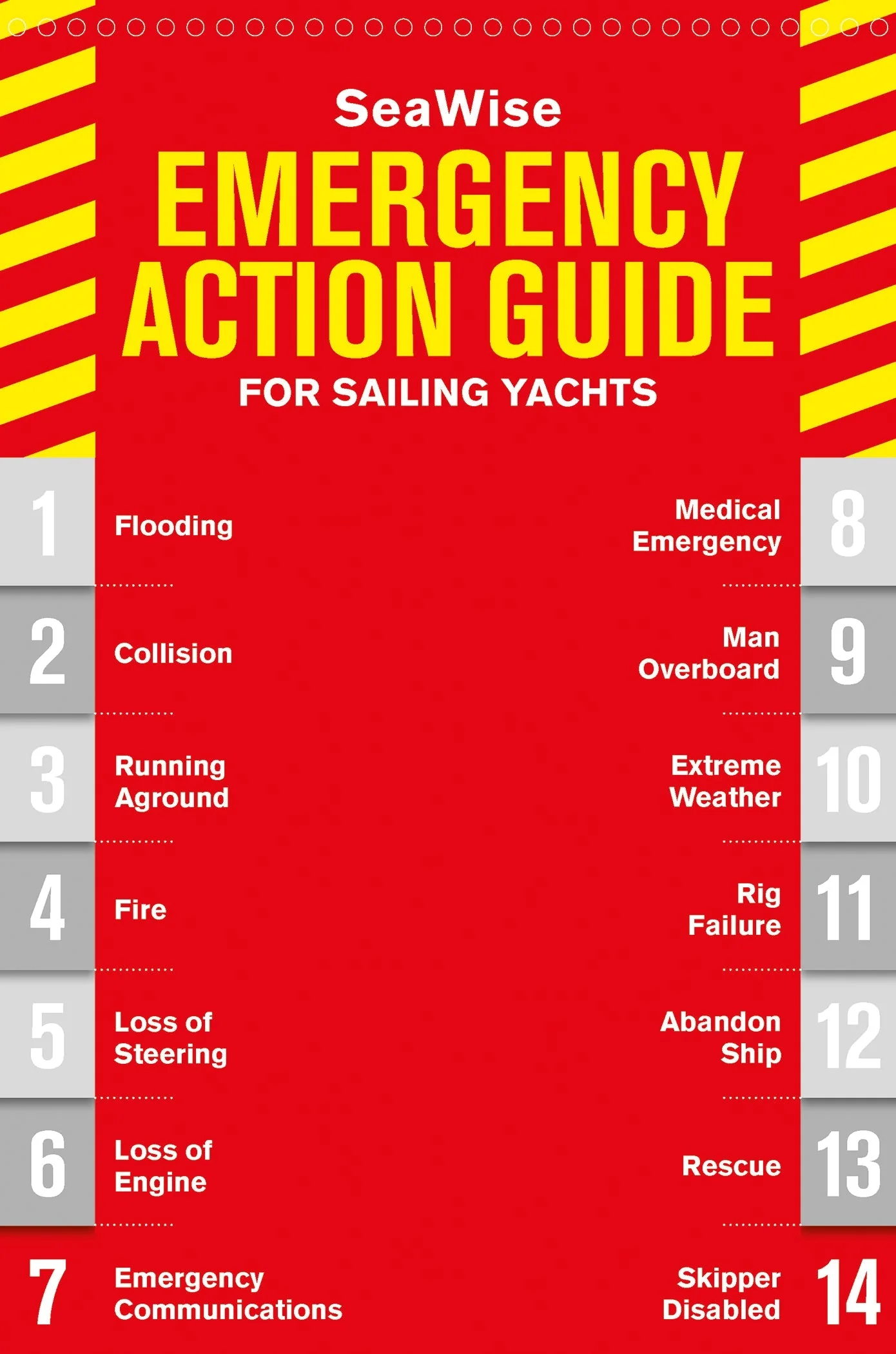 SeaWise Emergency Action Guide and Safety Checklists for Sailing Yachts by Schiffer Publishing - Image 5
