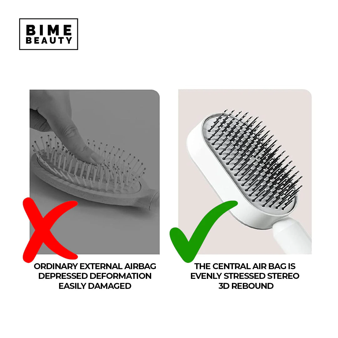 Self-Cleaning Hair Brush by BimeBeauty - Image 17