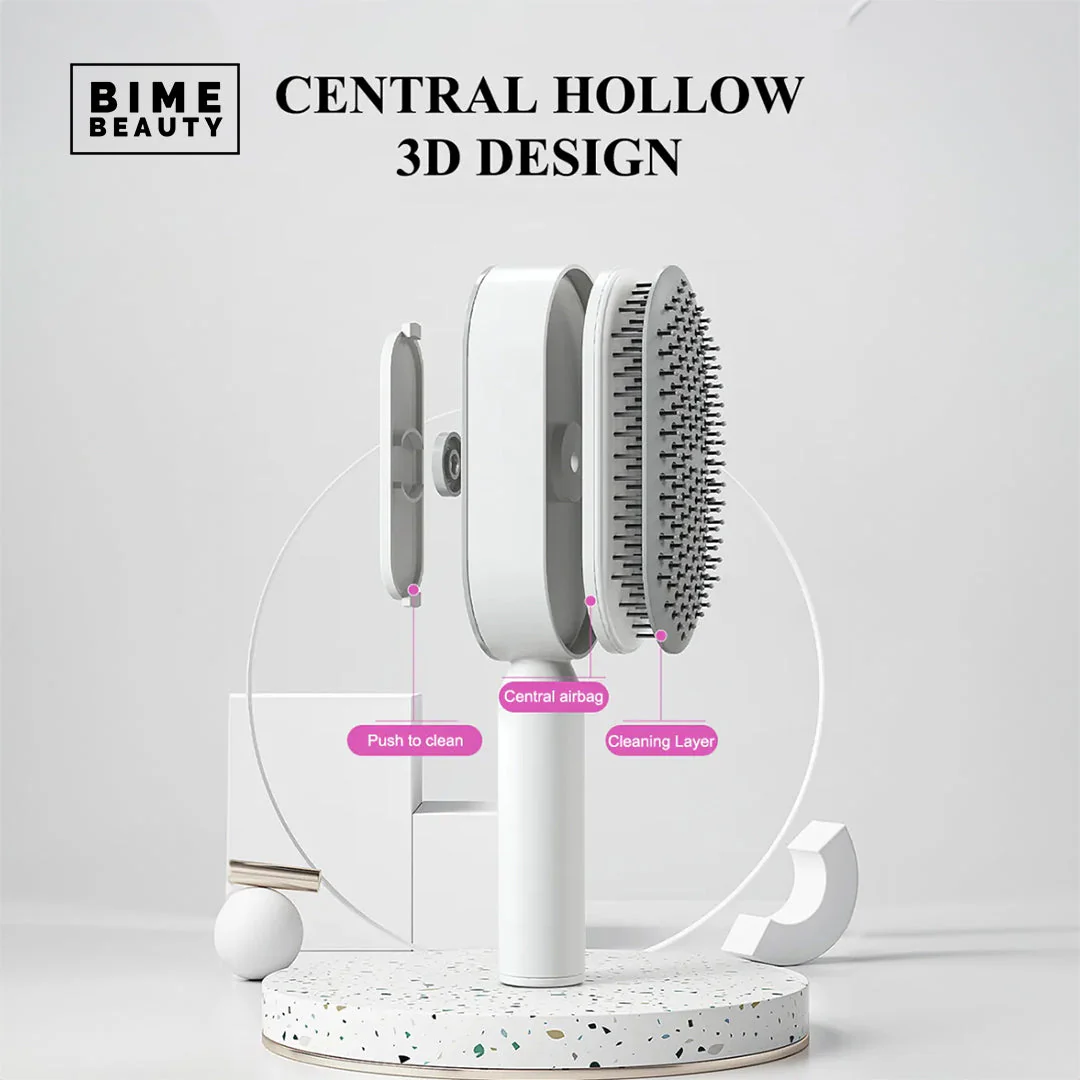 Self-Cleaning Hair Brush by BimeBeauty - Image 9