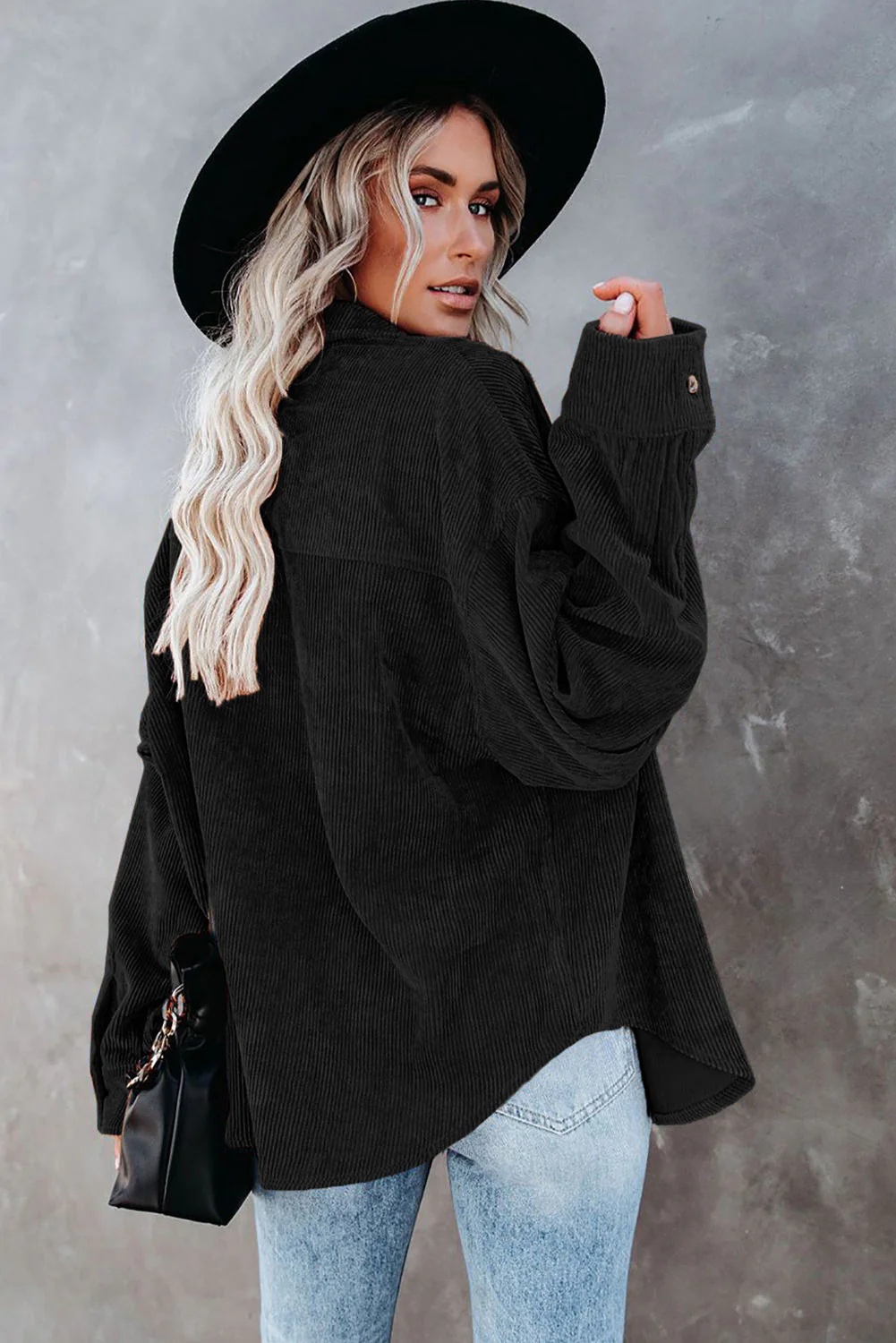 Sequin Football Button Up Long Sleeve Jacket - Image 3