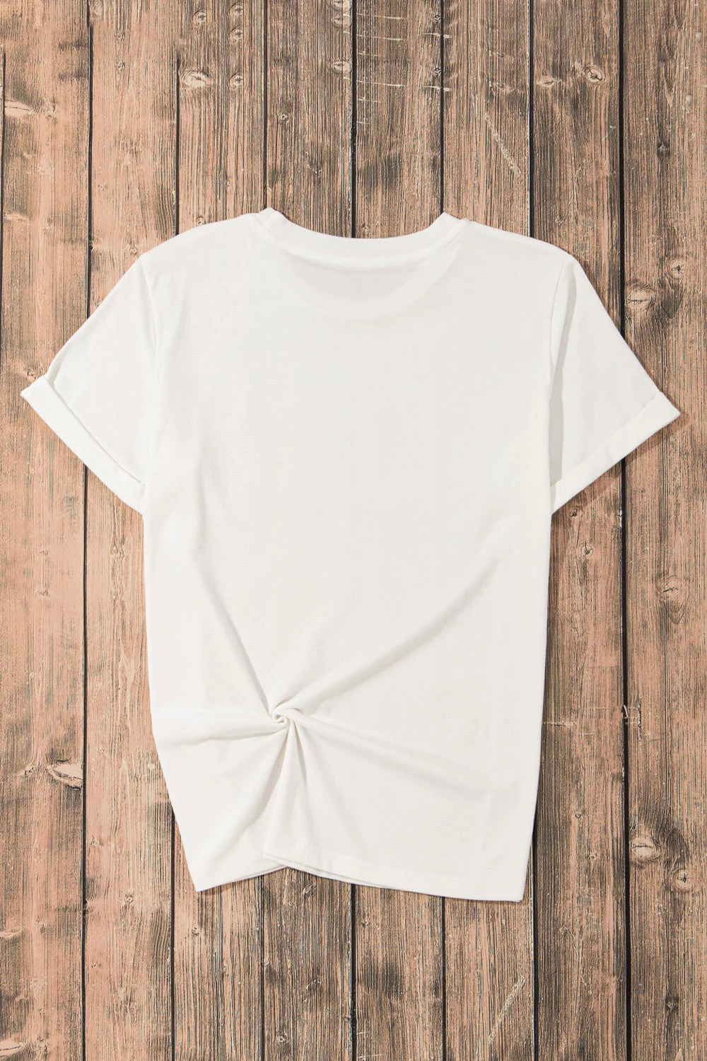 Sequin Leopard Round Neck Short Sleeve T-Shirt - Image 5