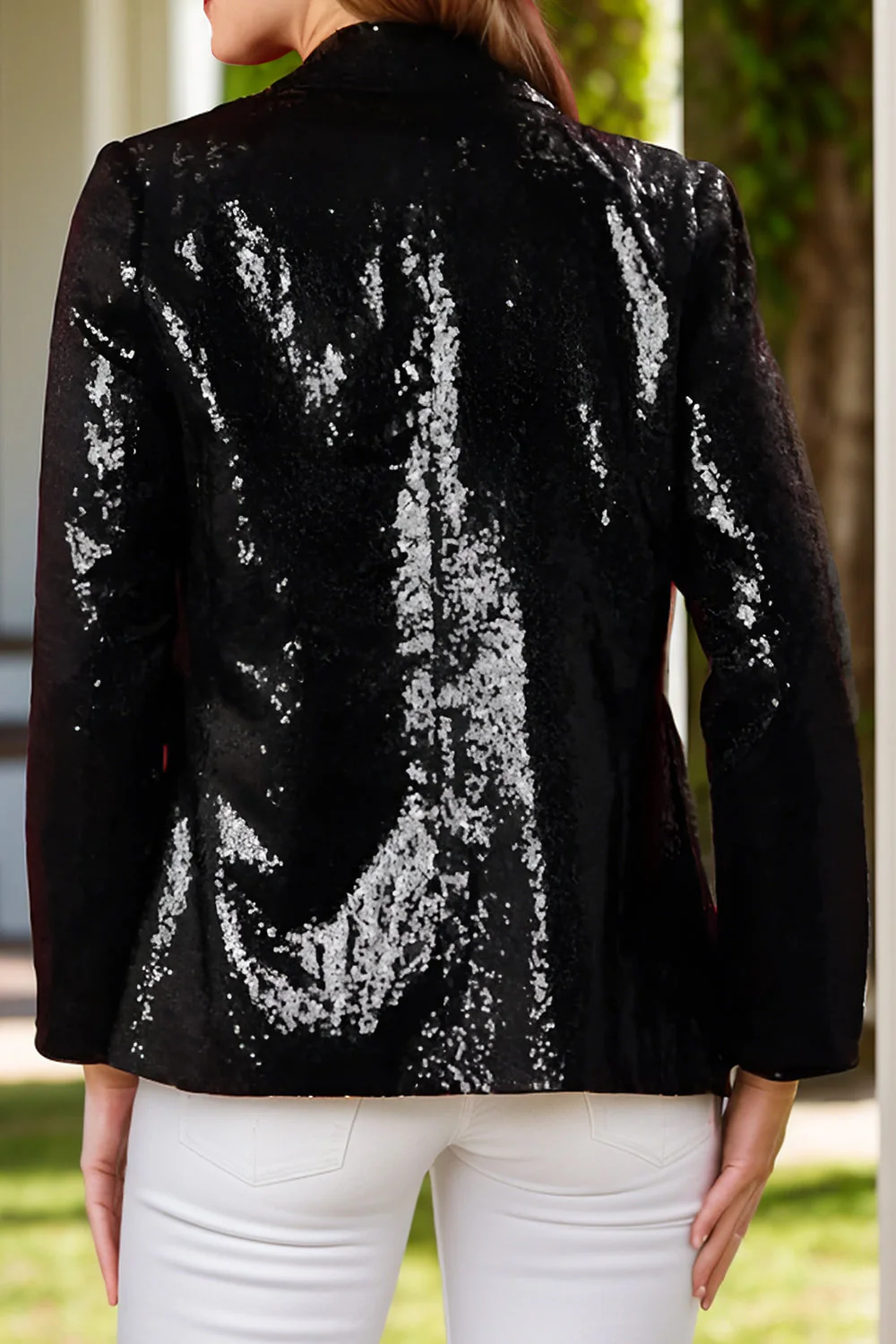 Sequin Nutcracker Long Sleeve Blazer - Image 3