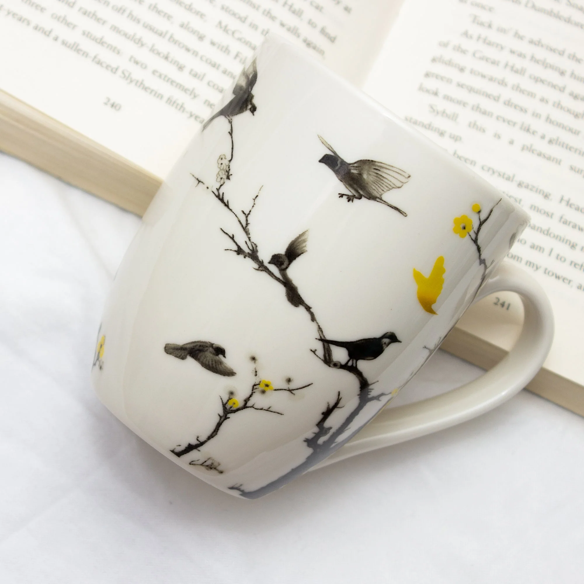 Set Of Four April Flock Series Ceramic Mugs by Izhar Studio- CA - Image 3