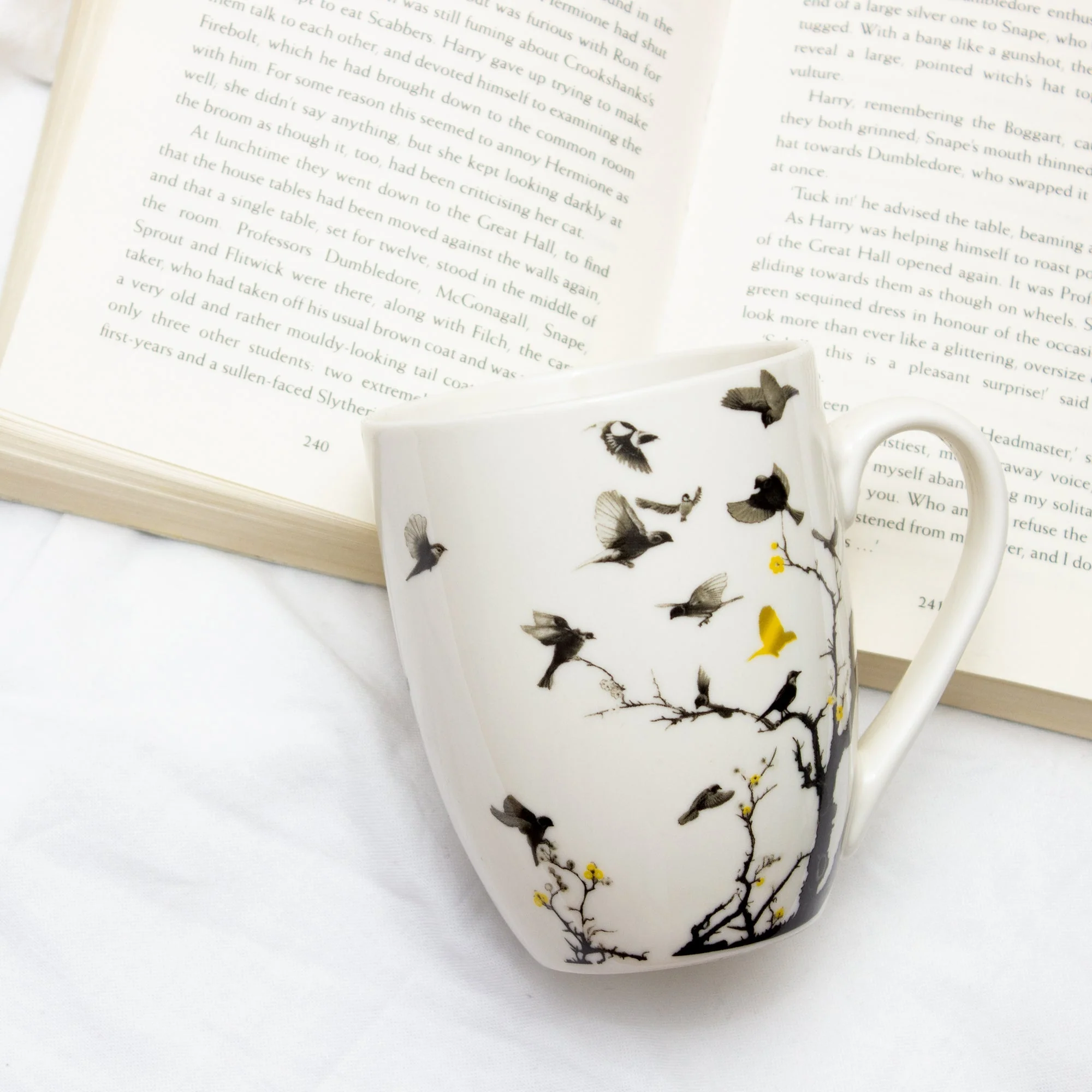 Set Of Four April Flock Series Ceramic Mugs by Izhar Studio- CA - Image 4