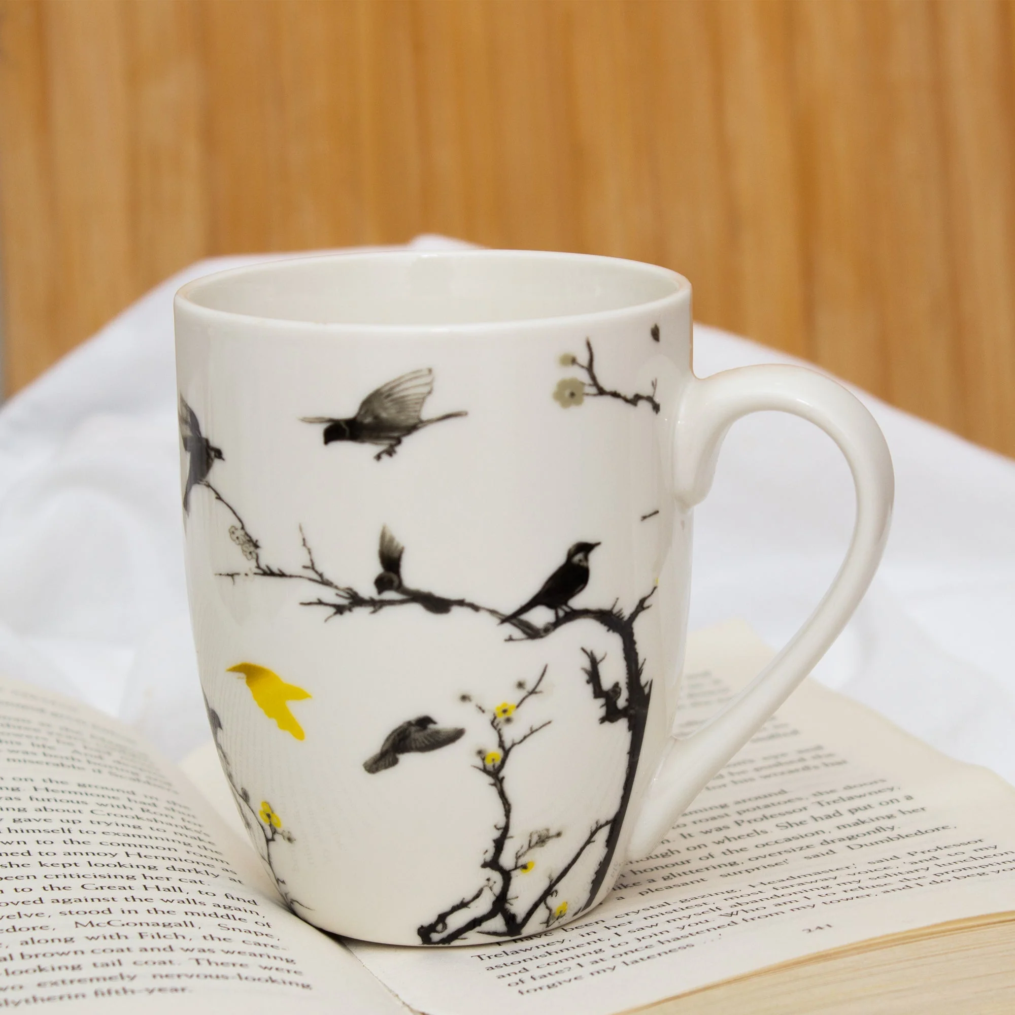 Set Of Four April Flock Series Ceramic Mugs by Izhar Studio- CA - Image 5
