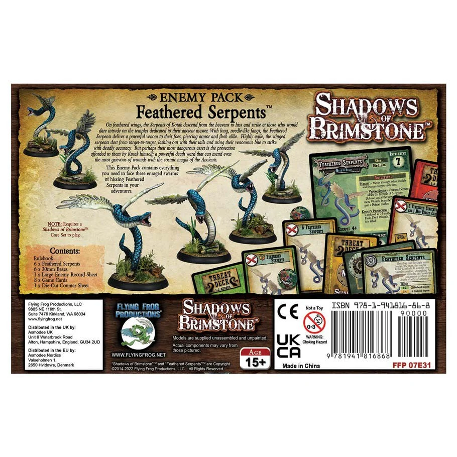 Shadows of Brimstone: Feathered Serpents Enemy Pack - Image 2