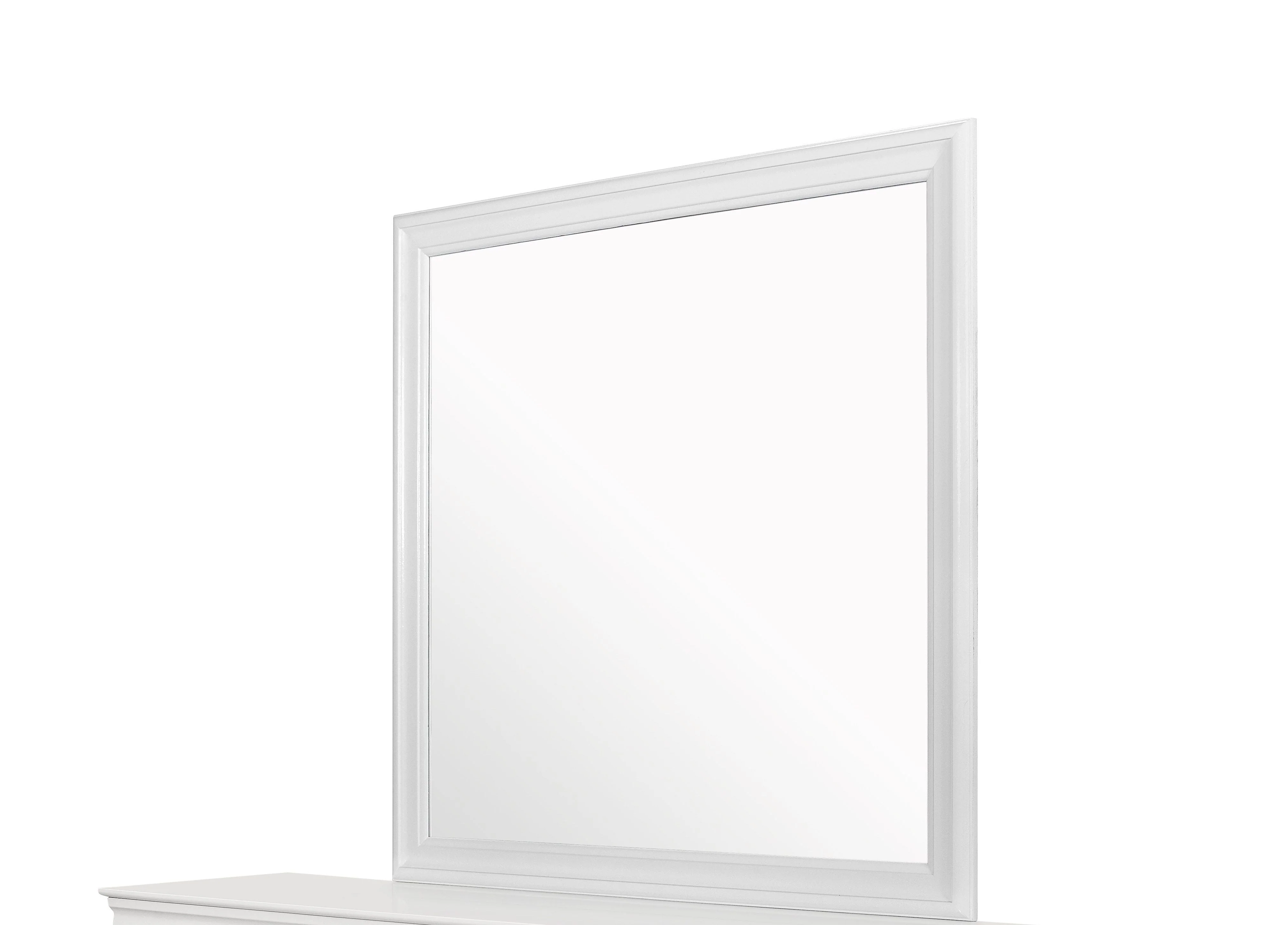Shaker - Crocodile Metallic Mirror - White by Couch.com - Image 4
