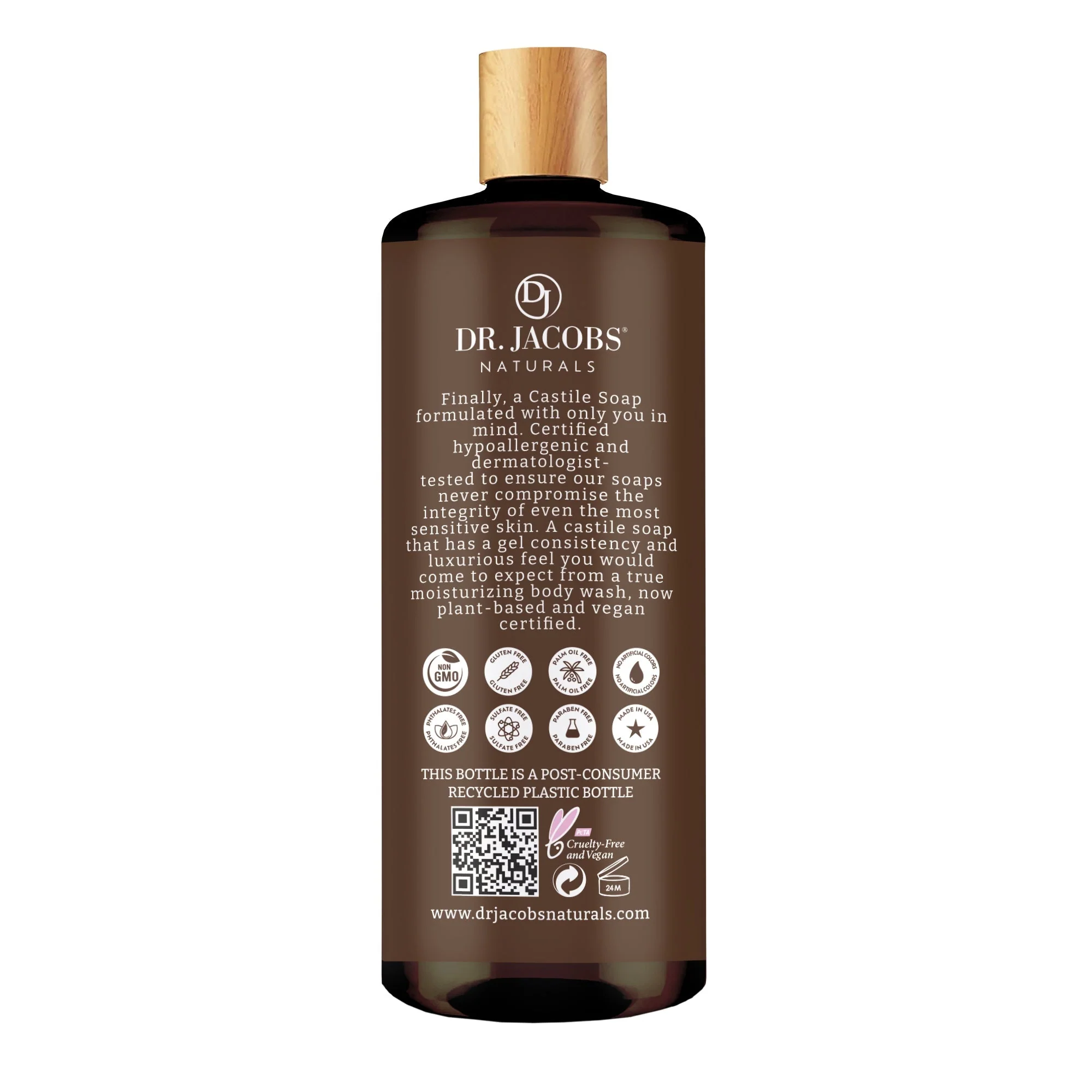 Shea Butter Castile Body Wash by Dr. Jacobs Naturals - Image 3