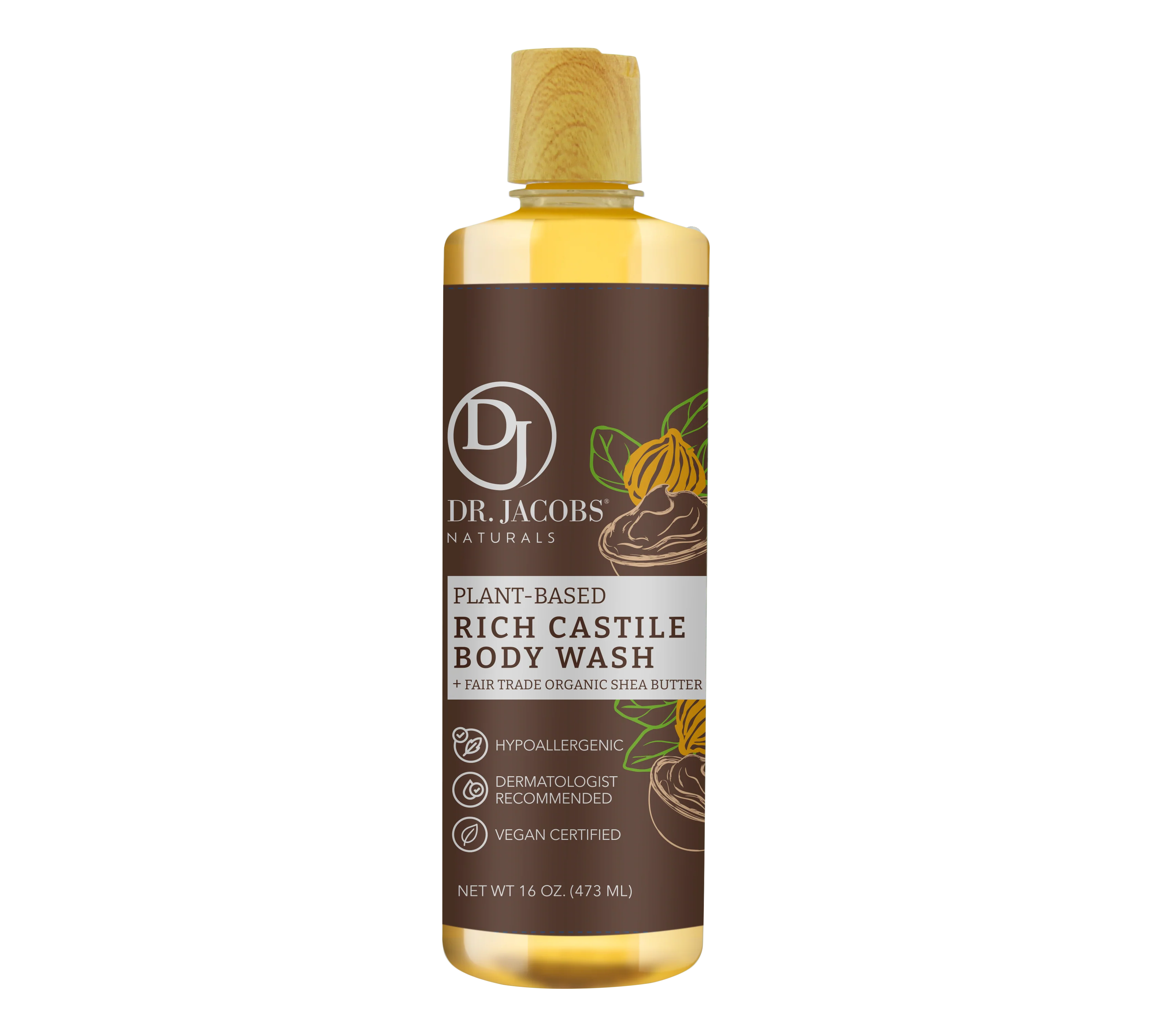 Shea Butter Castile Body Wash by Dr. Jacobs Naturals - Image 6